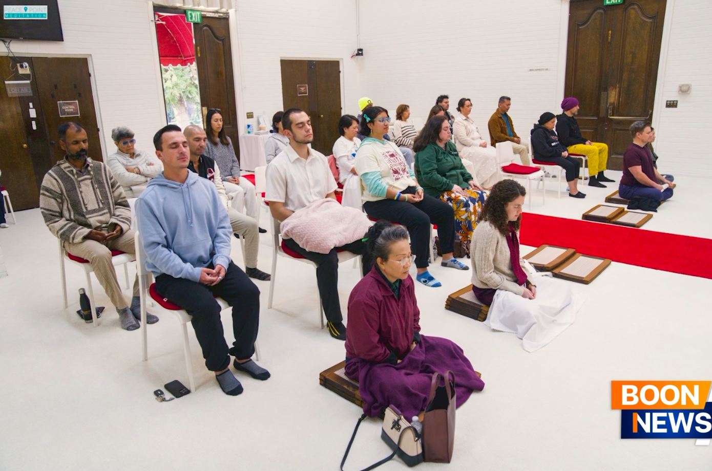 วัดพระธรรมกายแคลิฟอร์เนีย จัดกิจกรรมฝึกสมาธิให้กับชาวท้องถิ่น