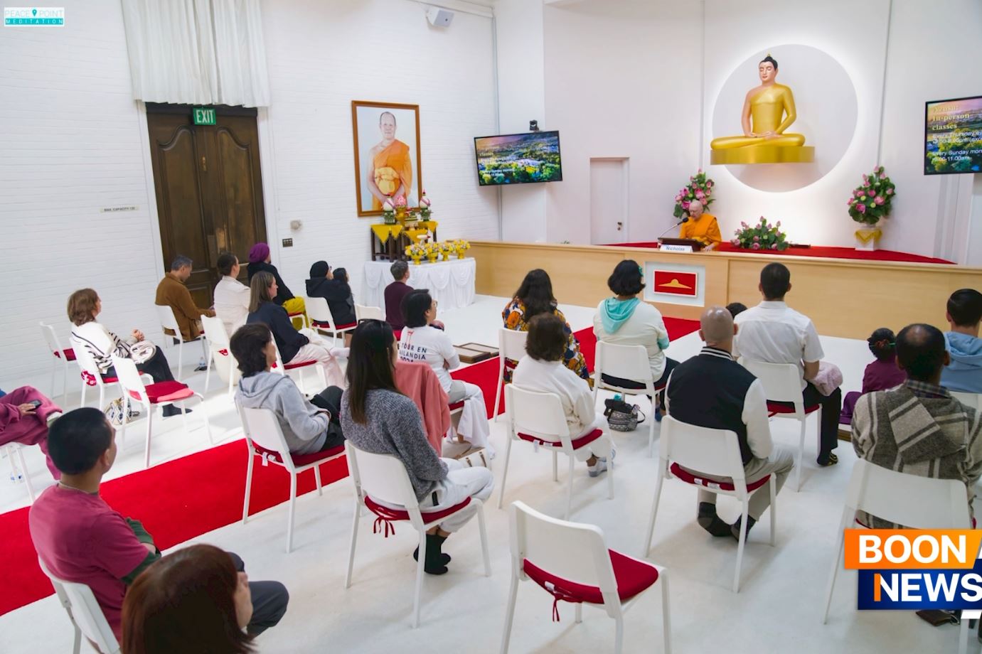 วัดพระธรรมกายแคลิฟอร์เนีย จัดกิจกรรมฝึกสมาธิให้กับชาวท้องถิ่น