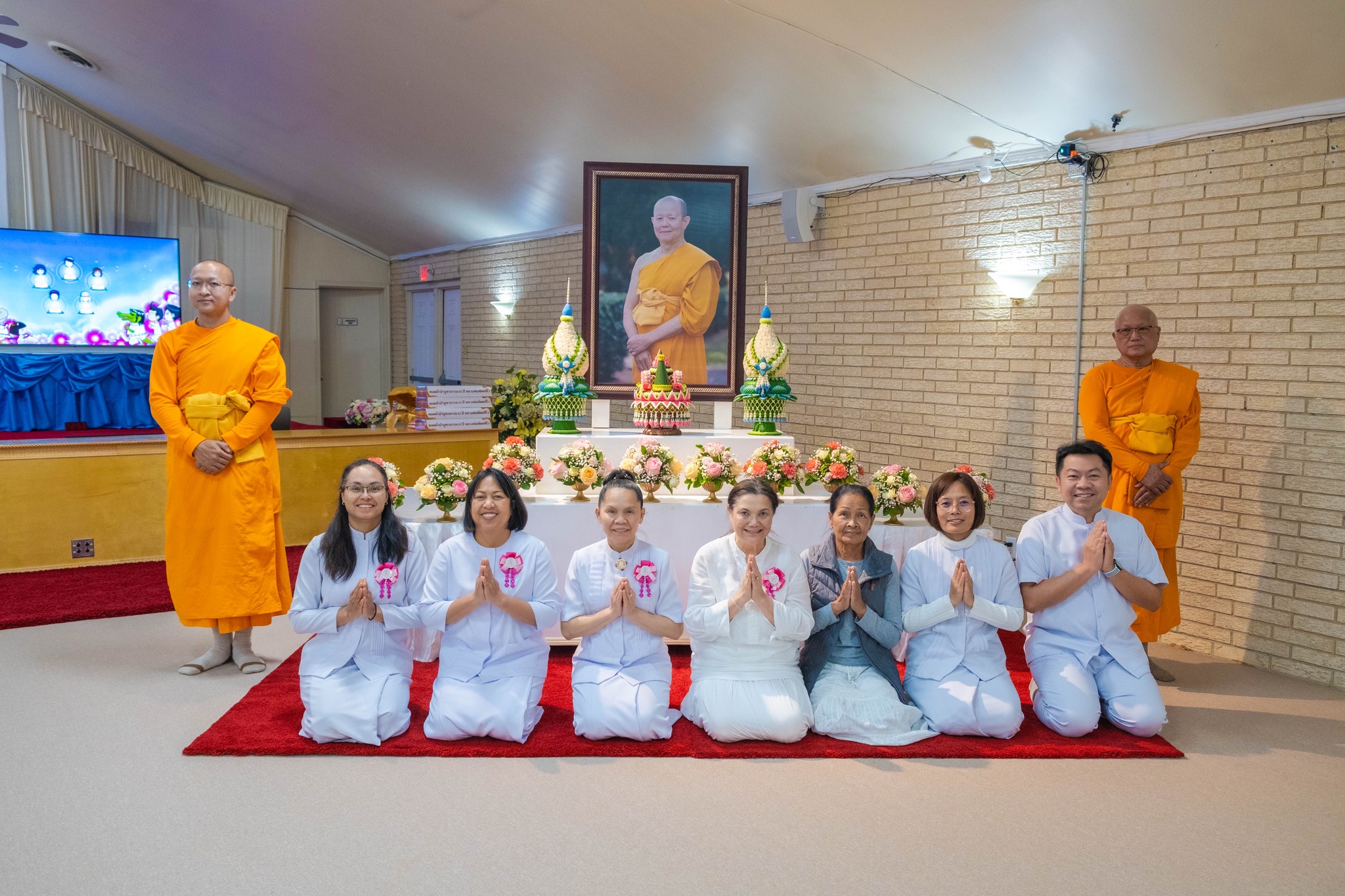 วัดพระธรรมกายเท็กซัส จัดพิธีมุทิตาอายุวัฒนมงคล 85 ปี หลวงพ่อทัตตชีโว