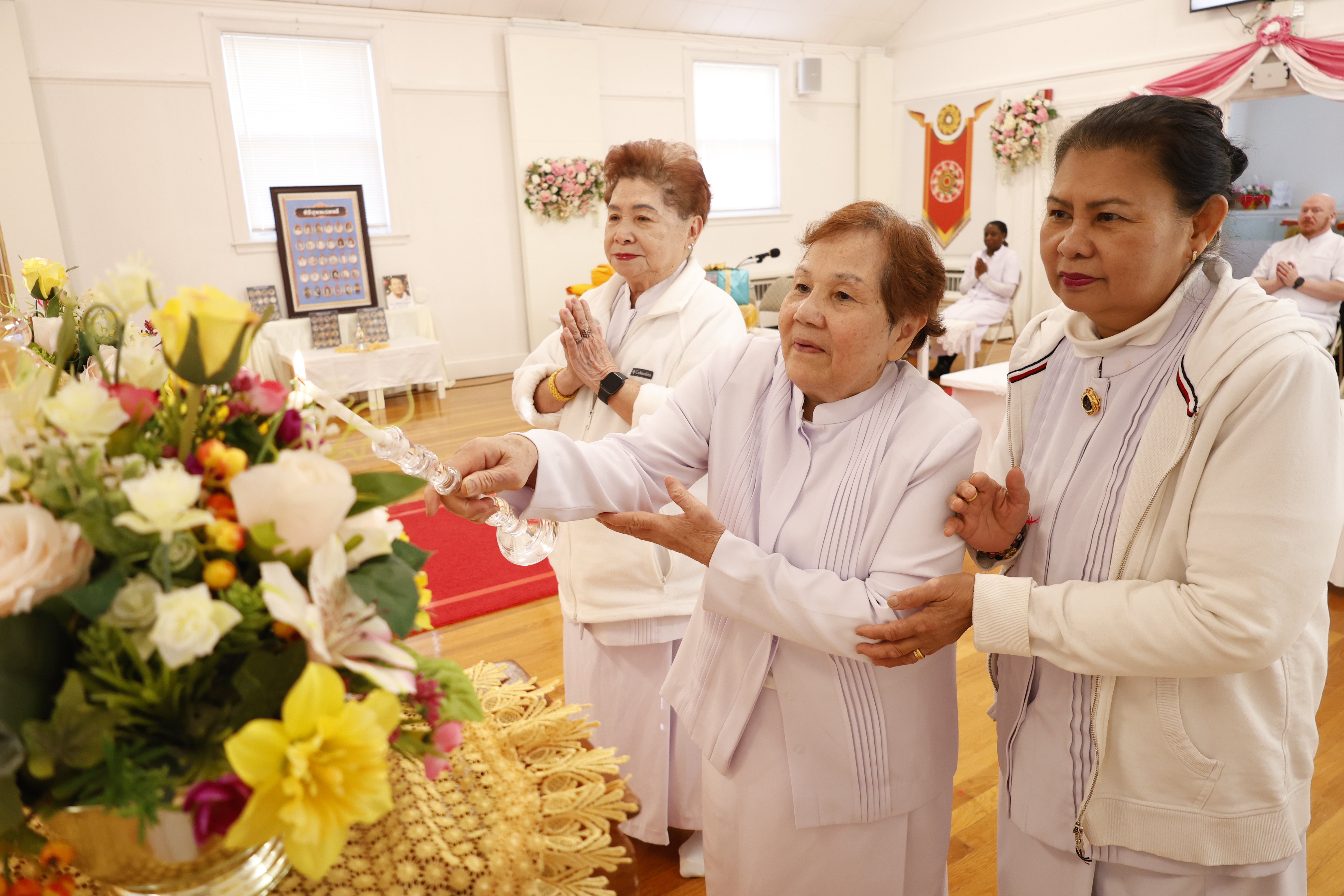 วัดพระธรรมกายบอสตัน จัดงานบุญวันอาทิตย์