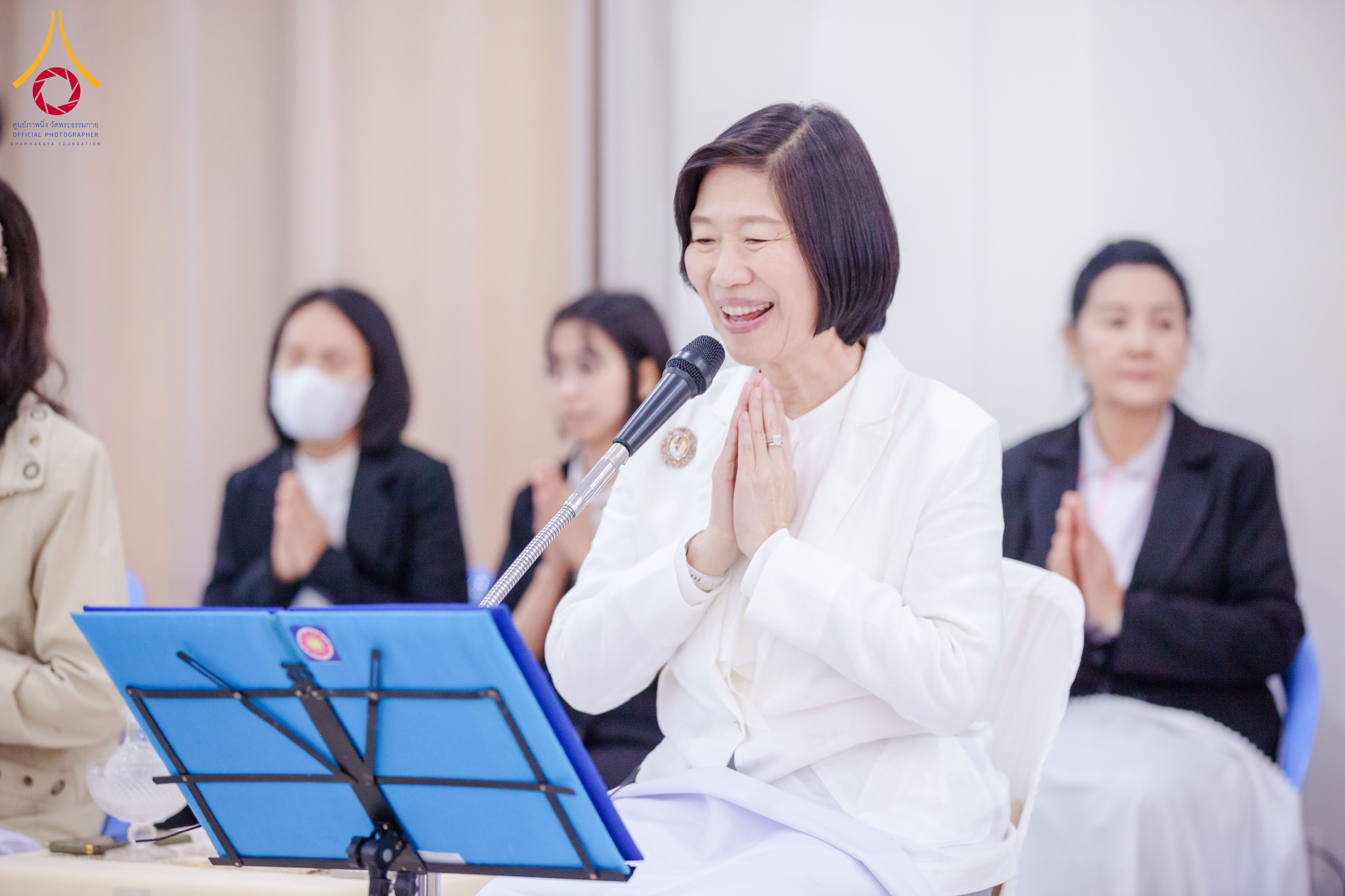 พิธีมอบโล่โครงการเจริญพระพุทธมนต์บทธัมมจักกัปปวัตตนสูตร และกิจกรรมรวมพลังเด็กดี V-Star ณ ศูนย์ปฏิบัติธรรมสระบุรี