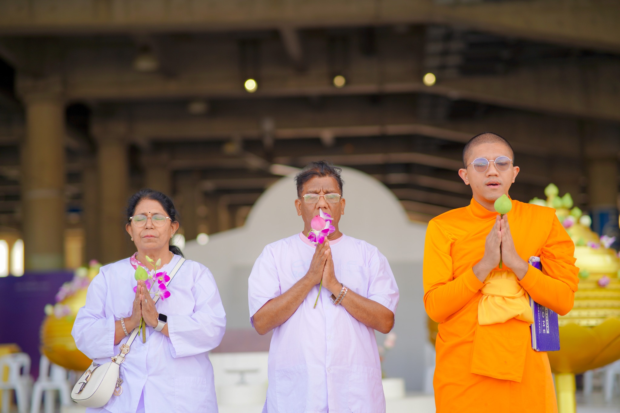 ชาวอินเดีย มาเยี่ยมชมวัดพระธรรมกาย