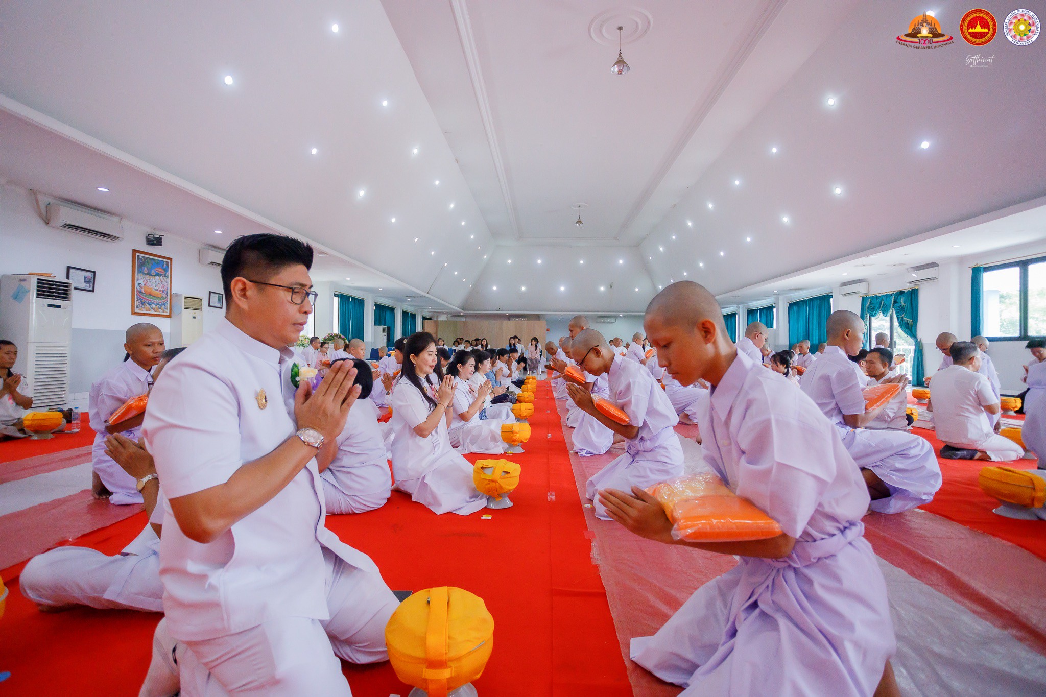 สมัชชาพระธรรมทูตไทยในสาธารณรัฐอินโดนีเซีย จัดโครงการบรรพชาสามเณร