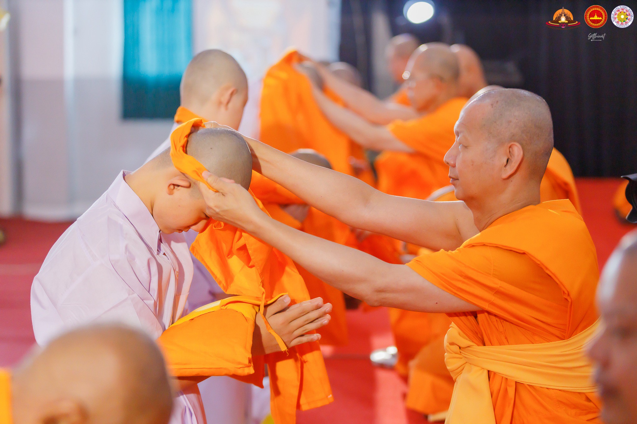 สมัชชาพระธรรมทูตไทยในสาธารณรัฐอินโดนีเซีย จัดโครงการบรรพชาสามเณร