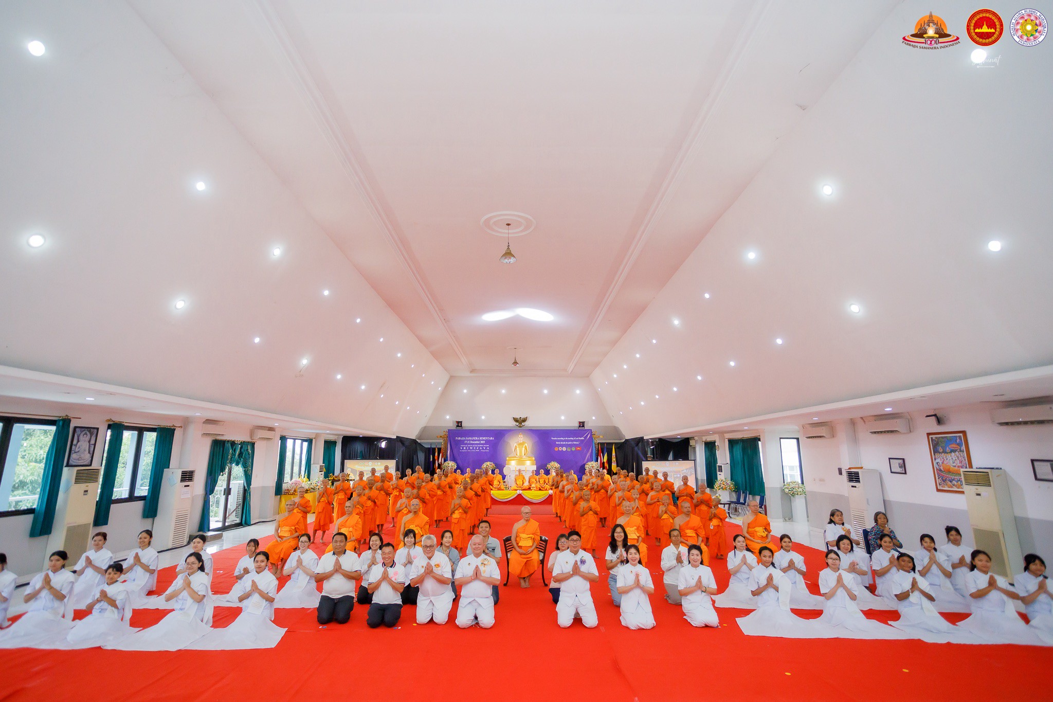 สมัชชาพระธรรมทูตไทยในสาธารณรัฐอินโดนีเซีย จัดโครงการบรรพชาสามเณร