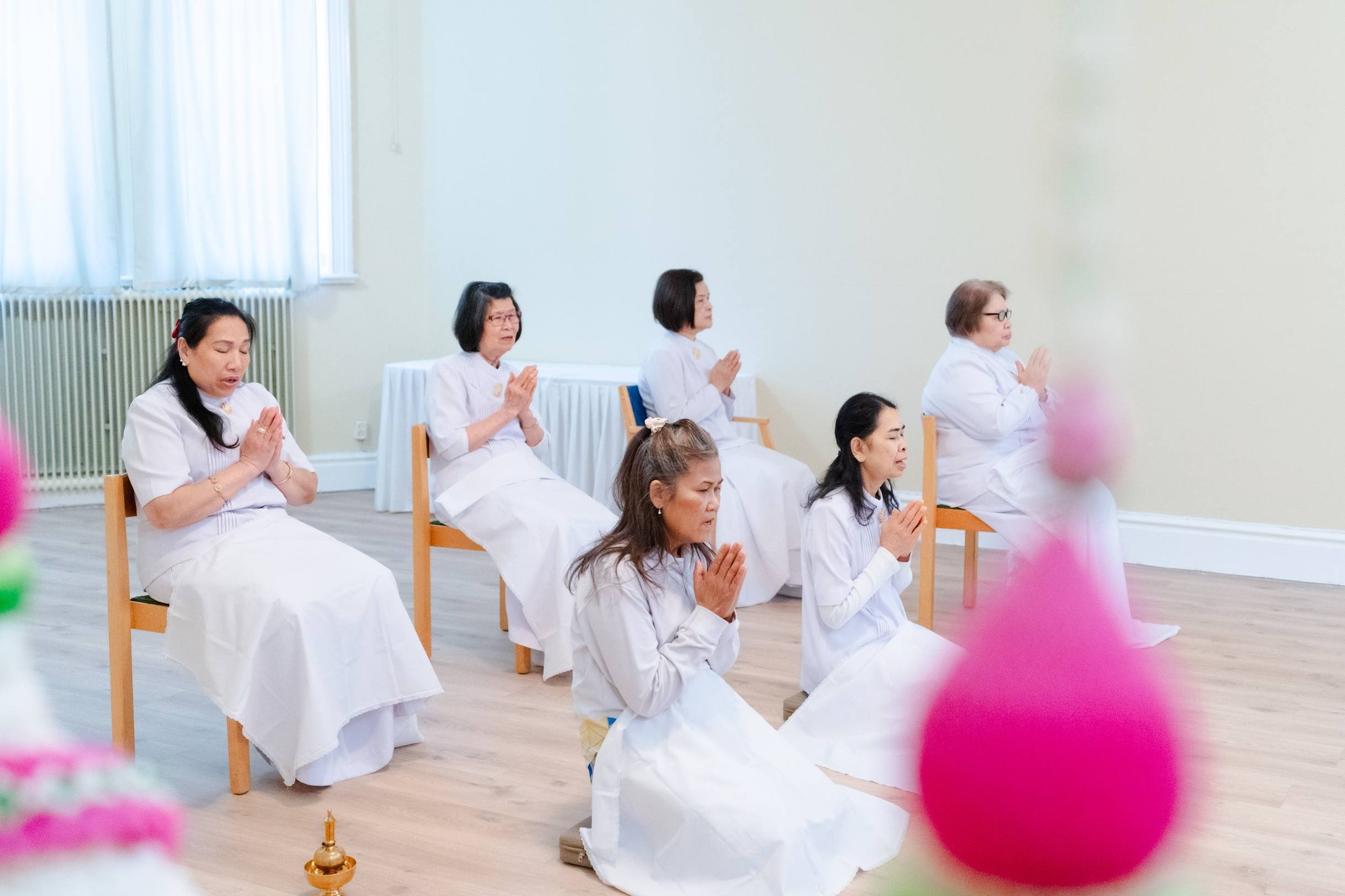 วัดพระธรรมกายนอร์ธสวีเดน จัดพิธีมุทิตาอายุวัฒนมงคล 85 ปี หลวงพ่อทัตตชีโว