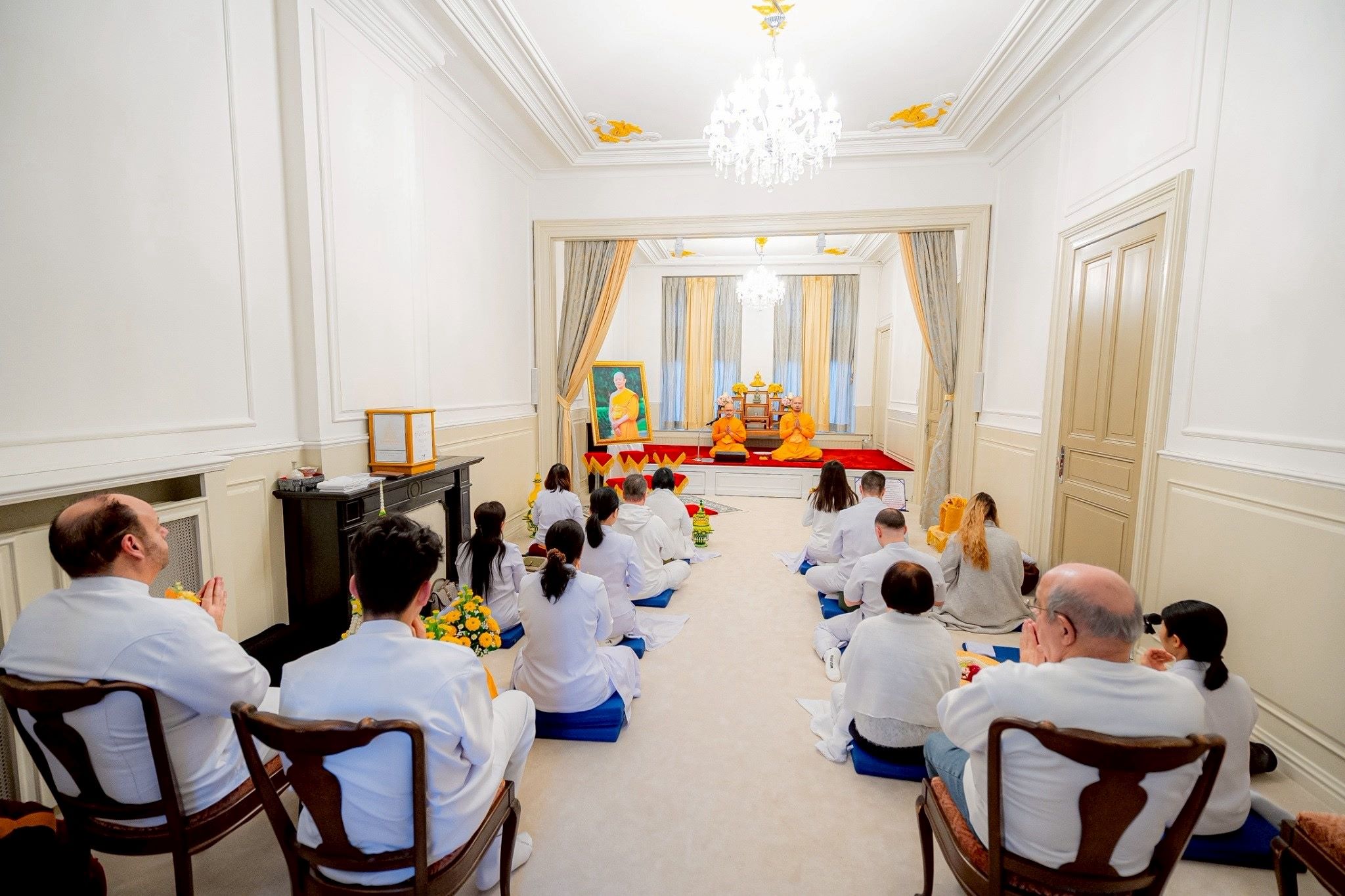 วัดพระธรรมกายเนเธอร์แลนด์ จัดพิธีมุทิตาอายุวัฒนมงคล 85 ปี หลวงพ่อทัตตชีโว