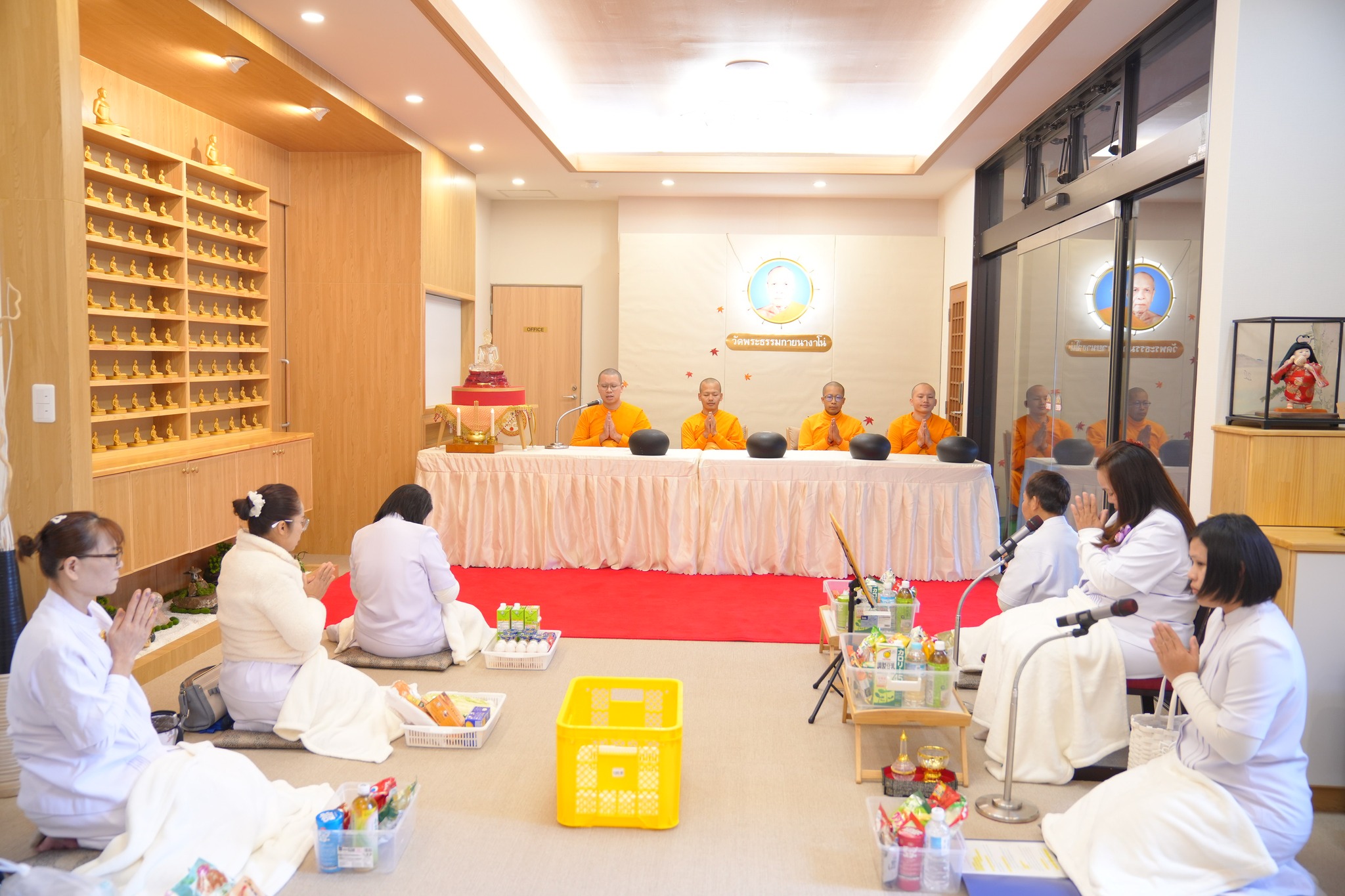 วัดพระธรรมกายนางาโน่ จัดพิธีมุทิตาอายุวัฒนมงคลครบ 85 ปี หลวงพ่อทัตตชีโว
