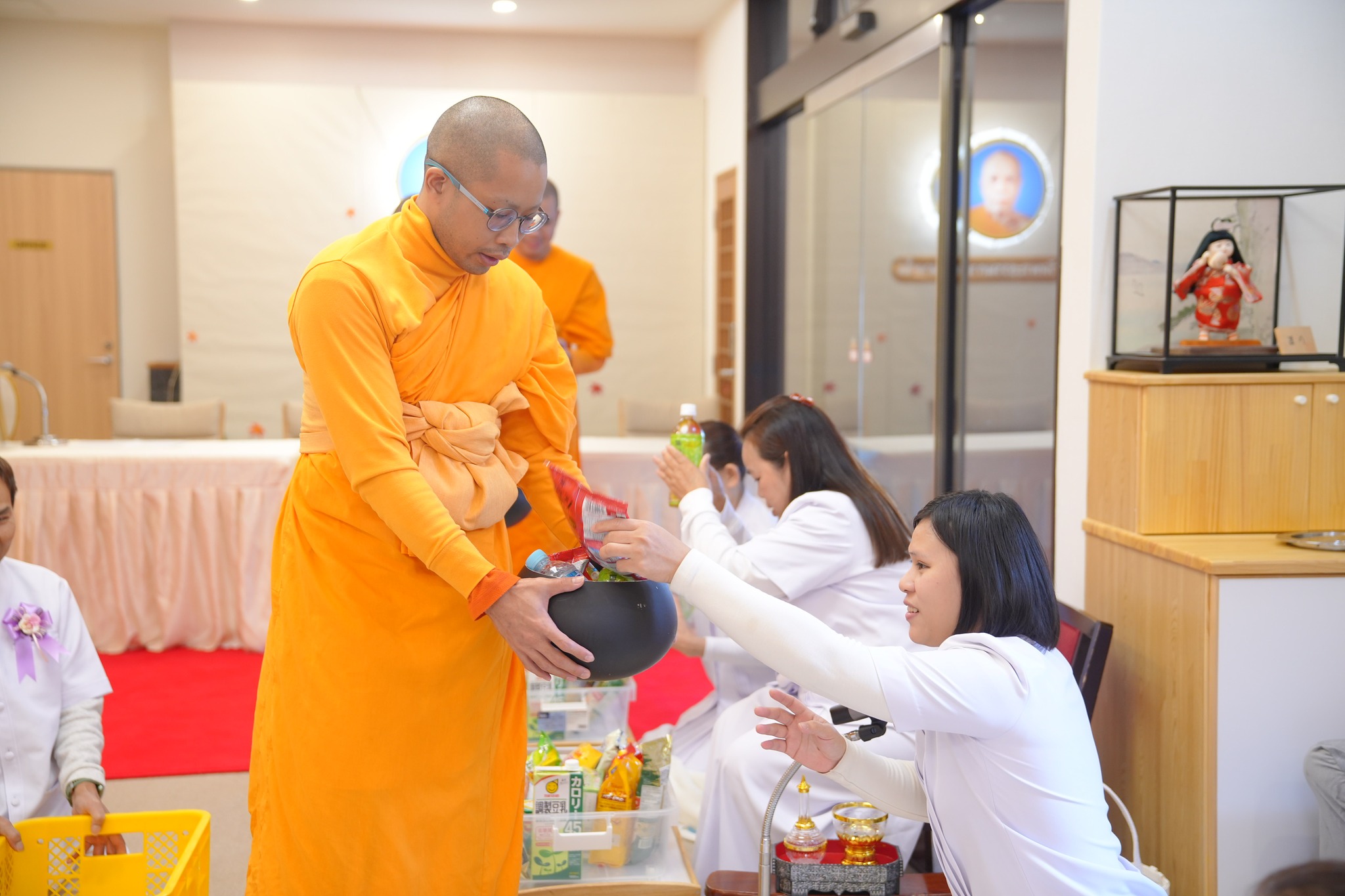 วัดพระธรรมกายนางาโน่ จัดพิธีมุทิตาอายุวัฒนมงคลครบ 85 ปี หลวงพ่อทัตตชีโว