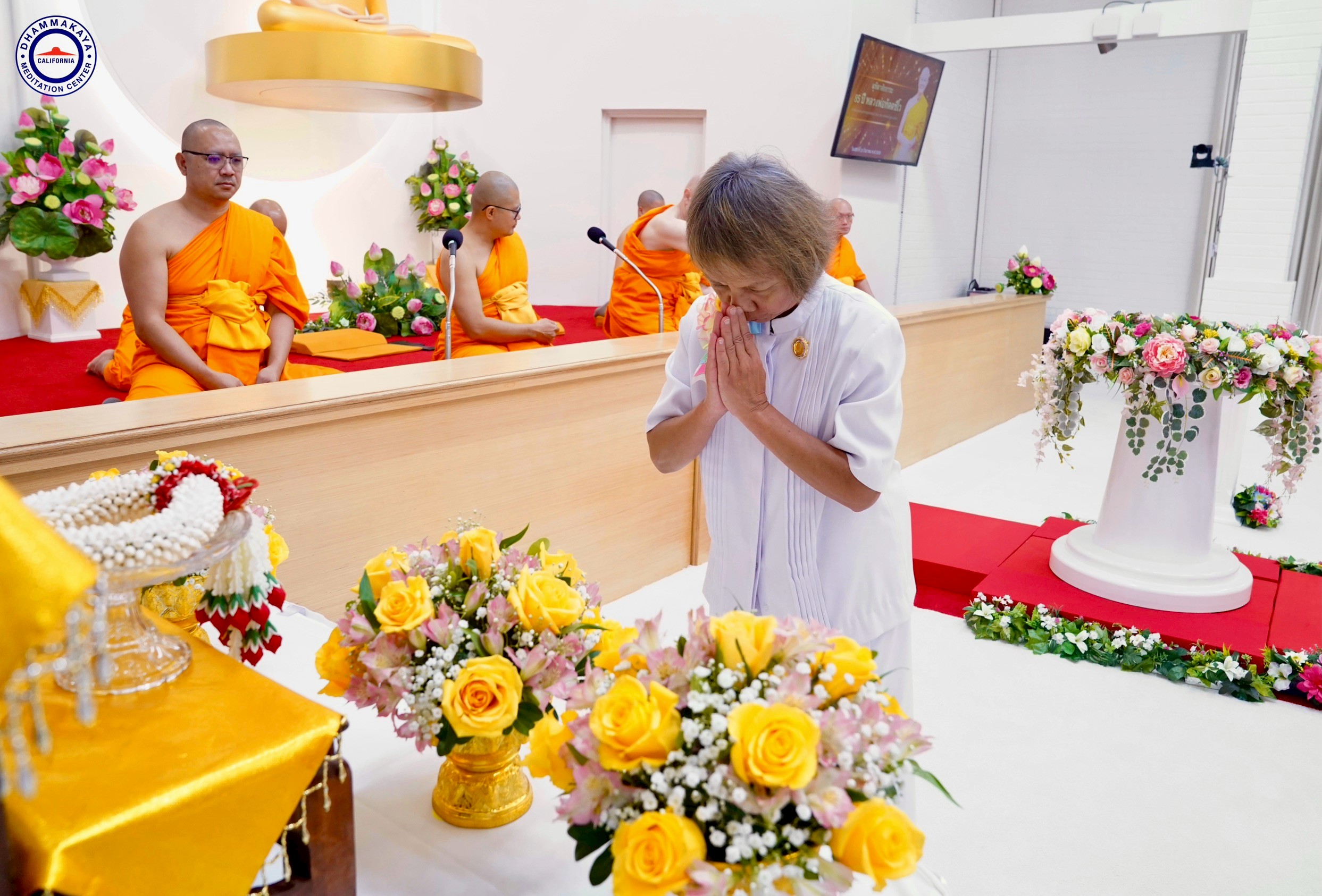 วัดพระธรรมกายแคลิฟอร์เนีย จัดพิธีมุทิตาอายุวัฒนมงคล 85 ปี หลวงพ่อทัตตชีโว