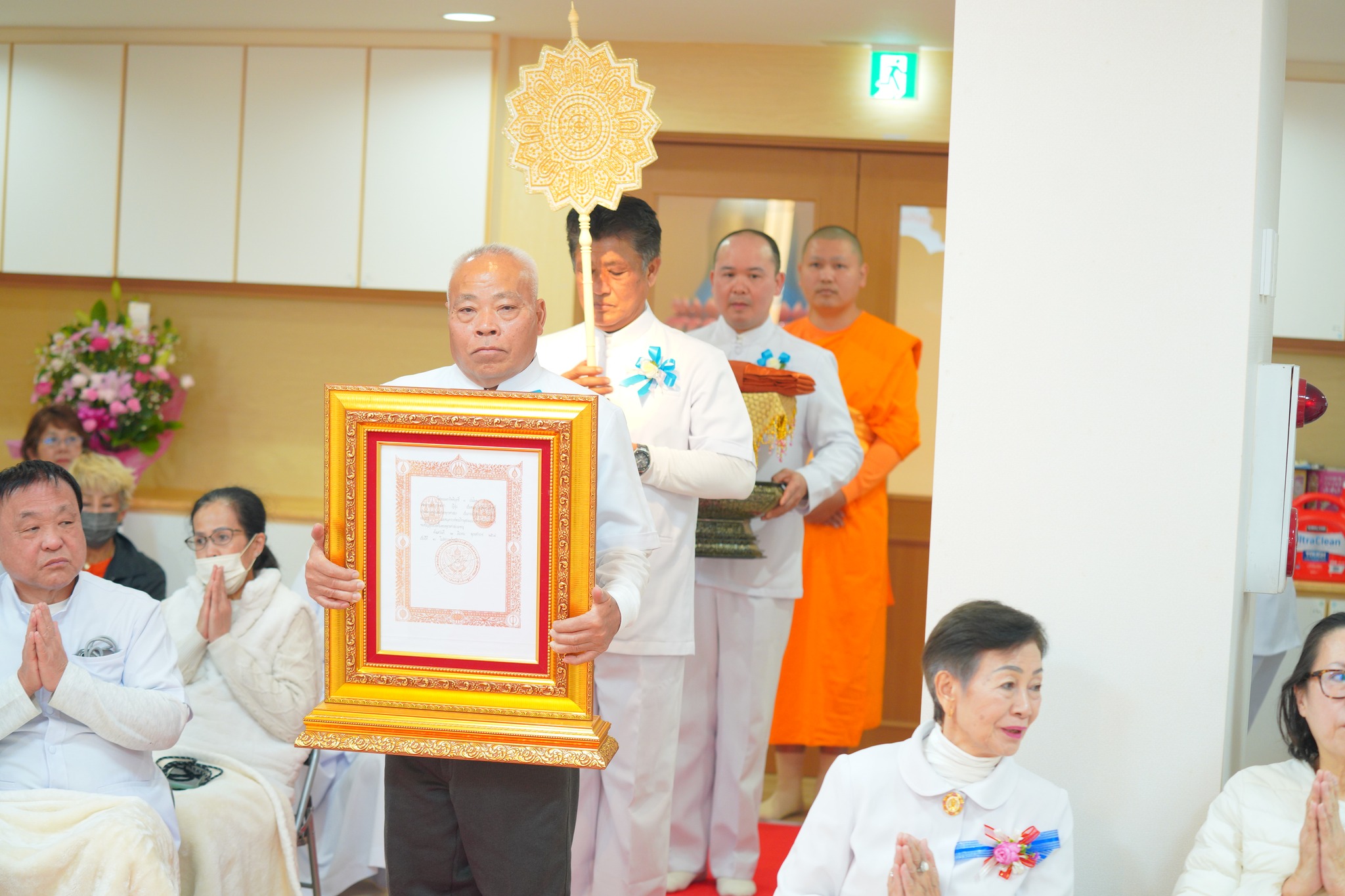 วัดพระธรรมกายโอซาก้า จัดงานบุญบูชาข้าวพระ