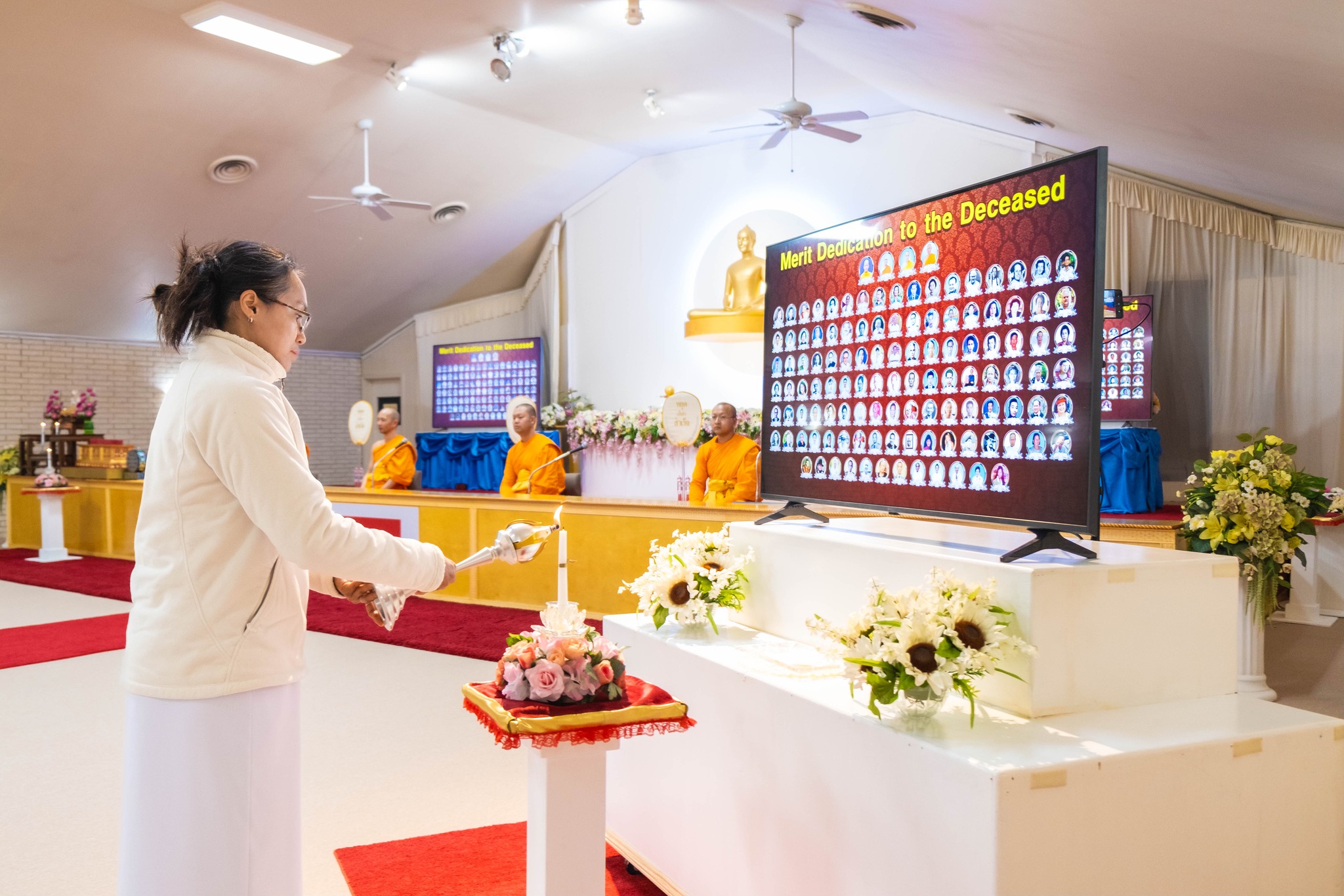 วัดพระธรรมกายเท็กซัส จัดงานบุญวันอาทิตย์