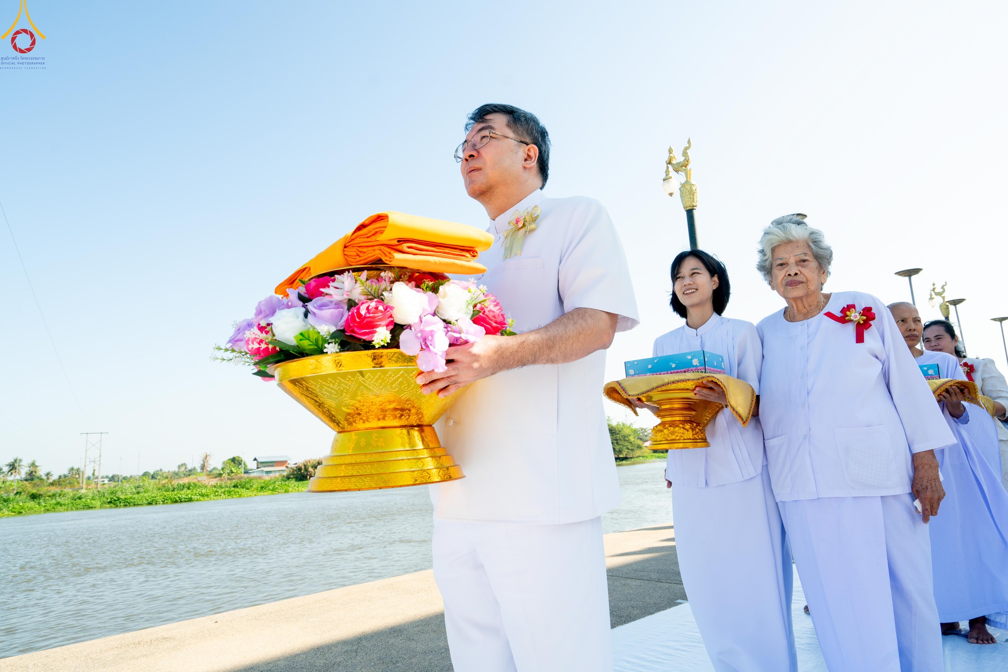 พิธีทอดผ้าป่าบำรุงศาสนสถาน ณ วัดศิลามูล จังหวัดนครปฐม