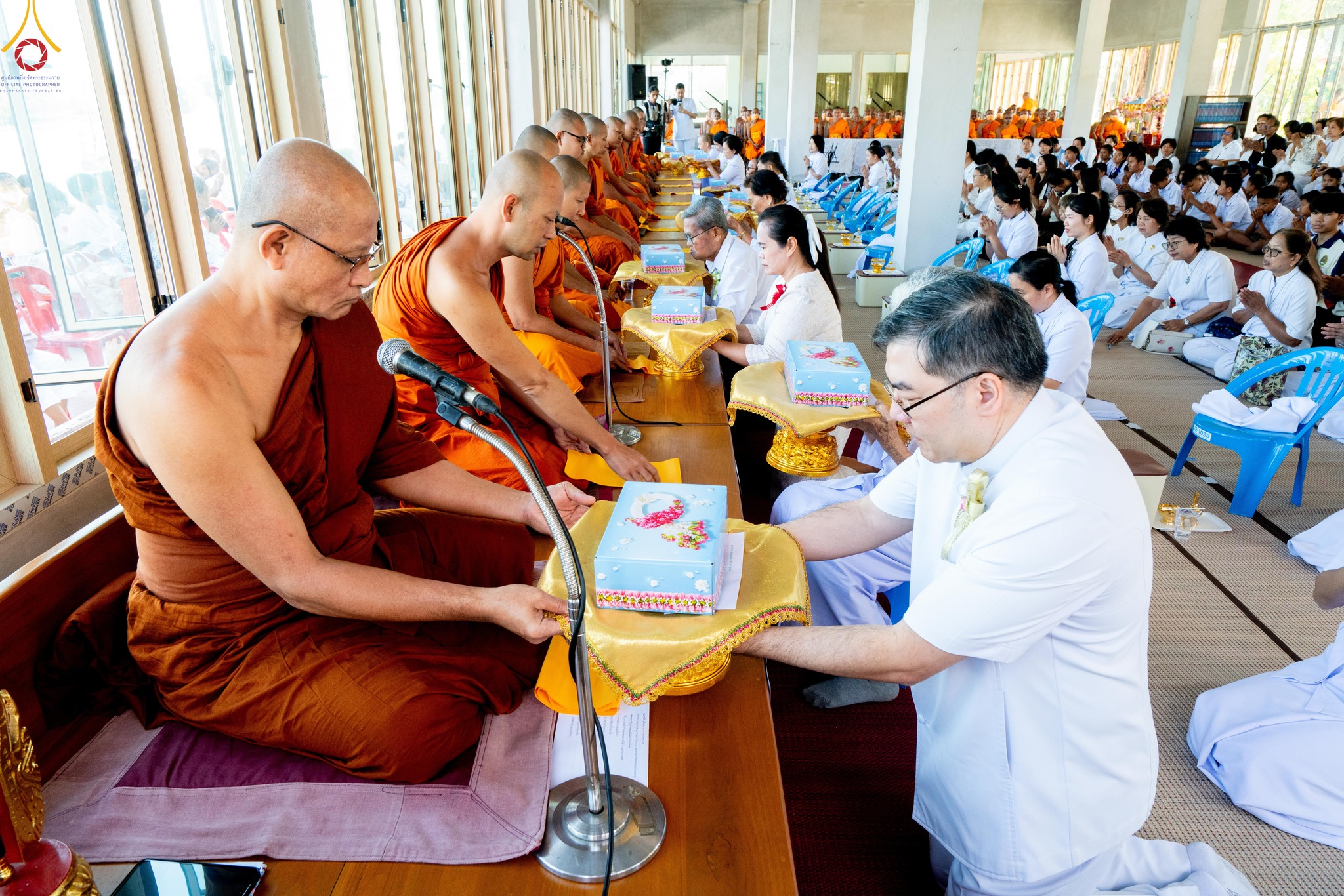 พิธีทอดผ้าป่าบำรุงศาสนสถาน ณ วัดศิลามูล จังหวัดนครปฐม