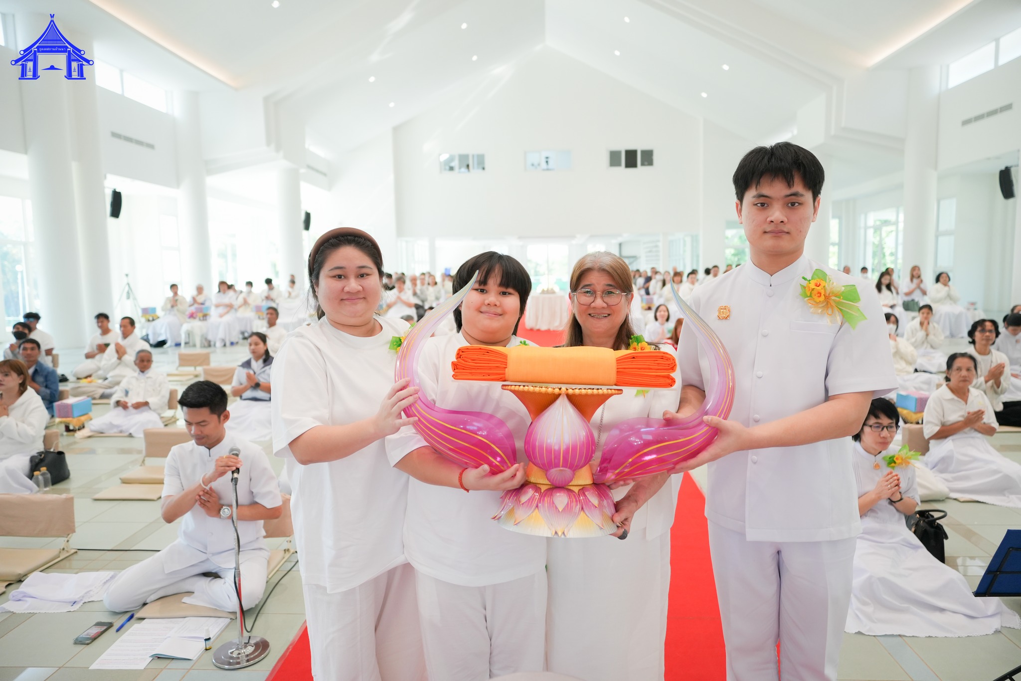 ธุดงคสถานล้านนา จัดตักบาตรปีใหม่ และงานบุญบูชาข้าวพระ