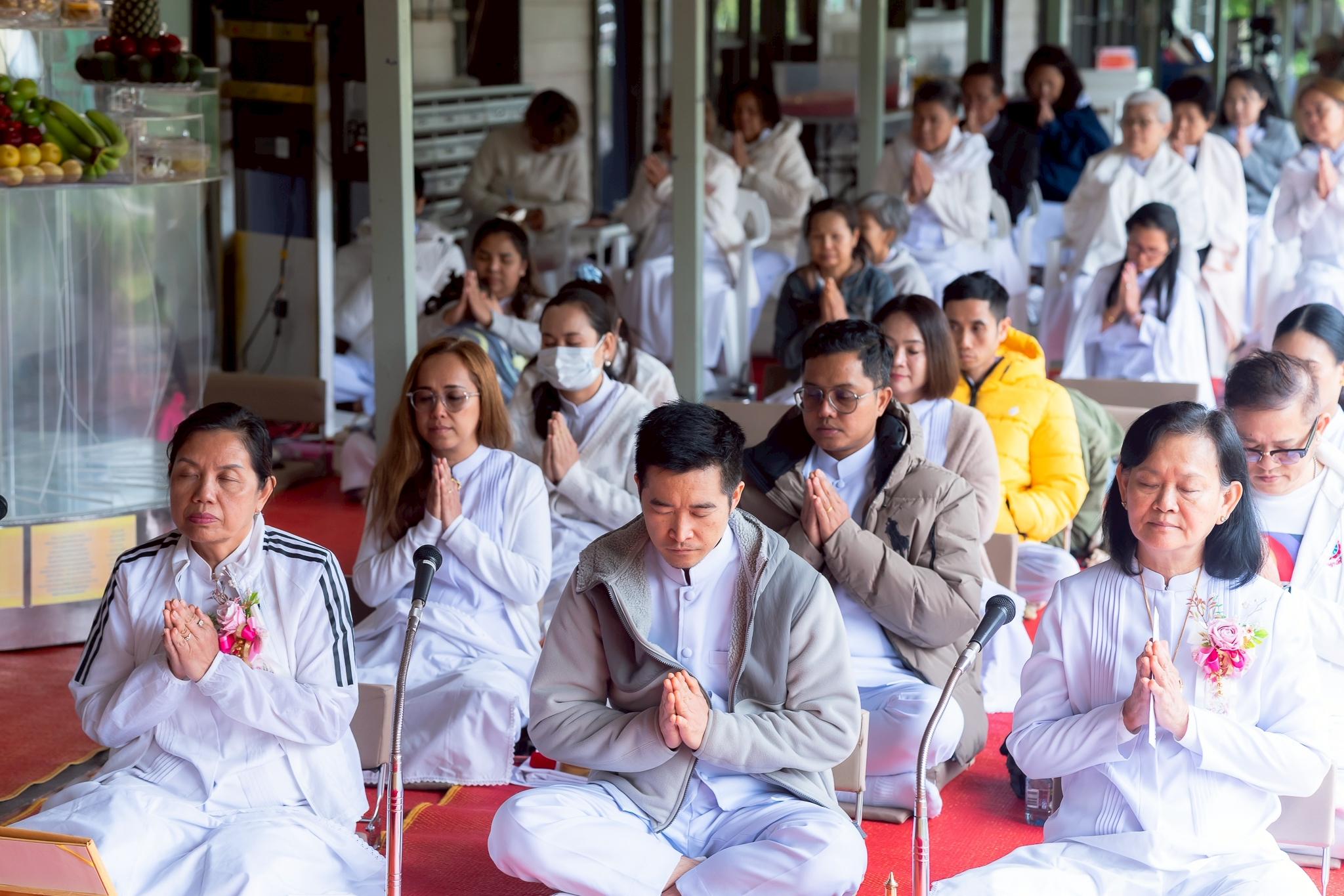 วัดพระธรรมกายนครซิดนีย์ จัดสวดมนต์ข้ามปี และพิธีบูชาข้าวพระ