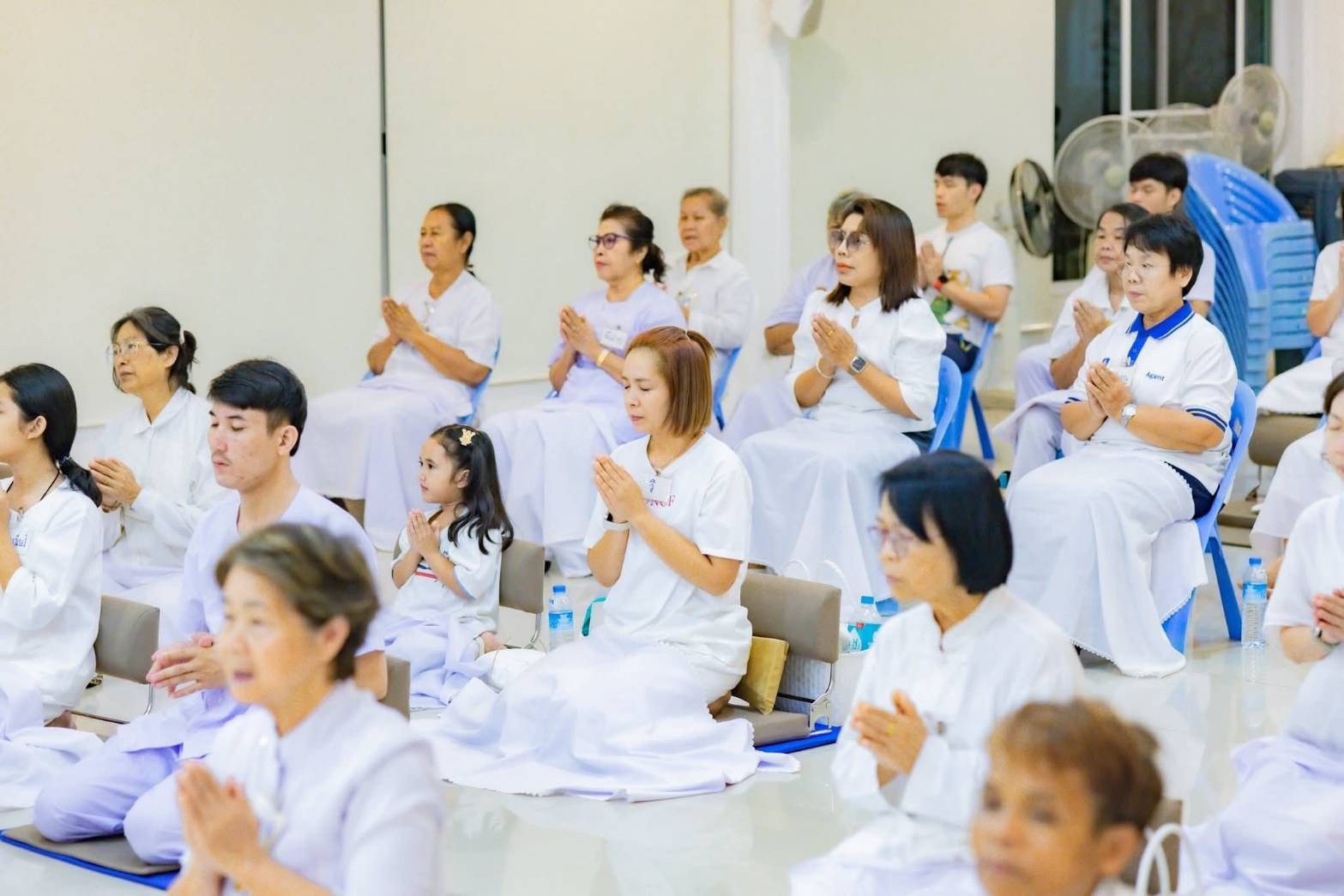 ศูนย์อบรมเยาวชนลาดหลุมแก้ว จัดโครงการปฏิบัติธรรม"สมาธิเติมสุข" รุ่นที่ 39