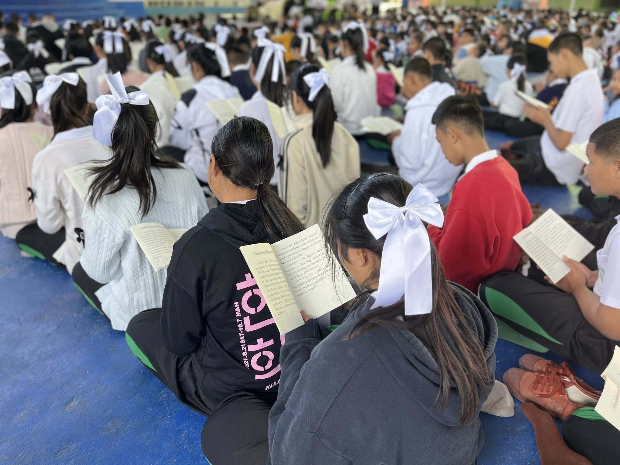 โรงเรียนเทศบาล 1 บ้านโคกสำโรง จัดกิจกรรมสวดธัมมจักกัปปวัตตนสูตร