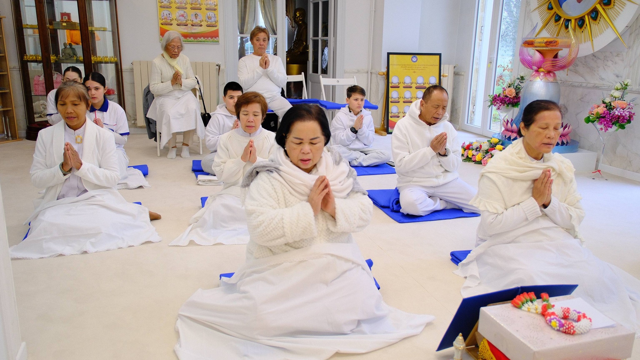 วัดพระธรรมกายบอร์คโด จัดงานบุญวันอาทิตย์