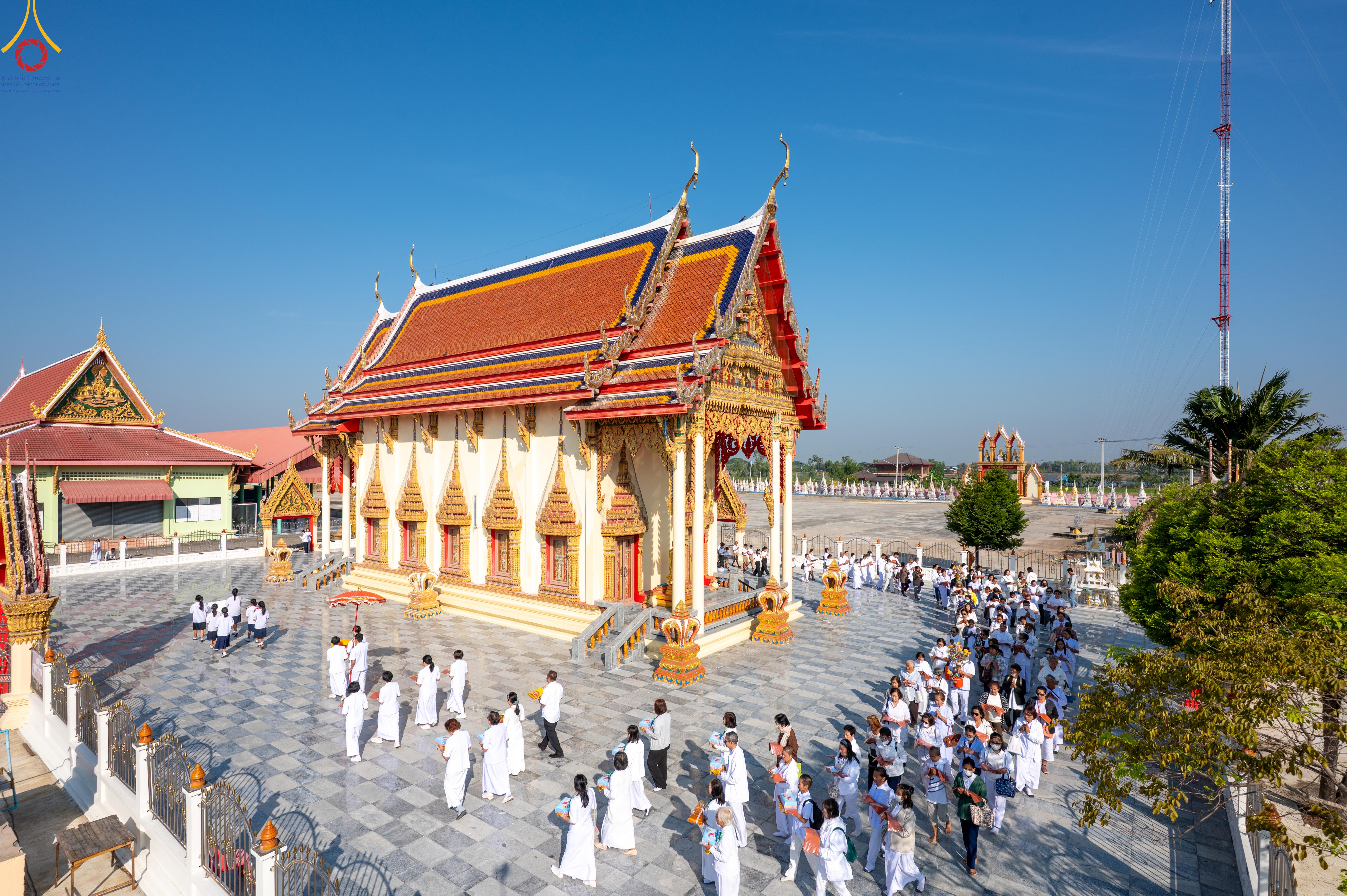 พิธีทอดผ้าป่าบำรุงศาสนสถาน ณ วัดคู้สลอดวุฒิโสภณ จังหวัดพระนครศรีอยุธยา
