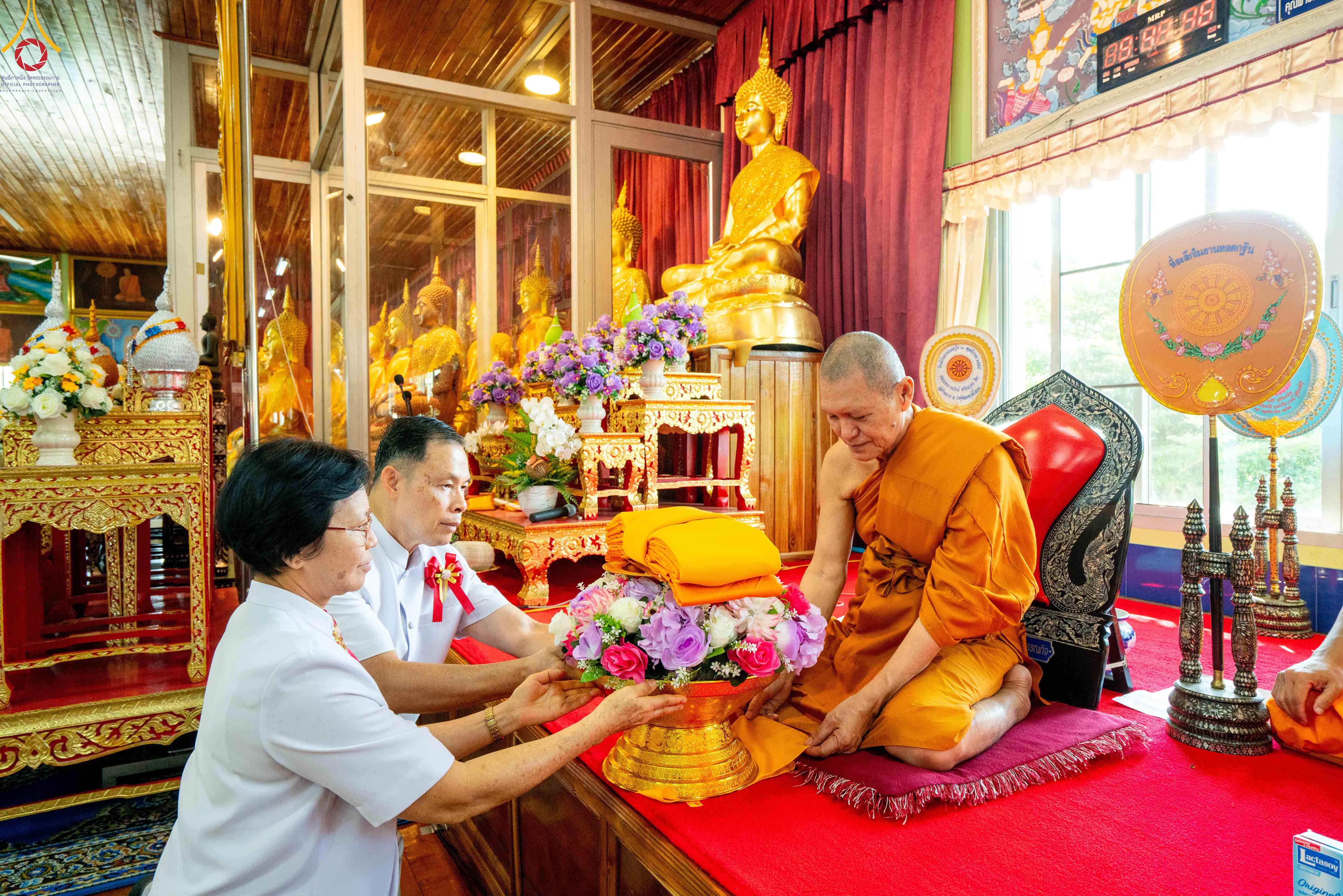 พิธีทอดผ้าป่าบำรุงศาสนสถาน ณ วัดคู้สลอดวุฒิโสภณ จังหวัดพระนครศรีอยุธยา