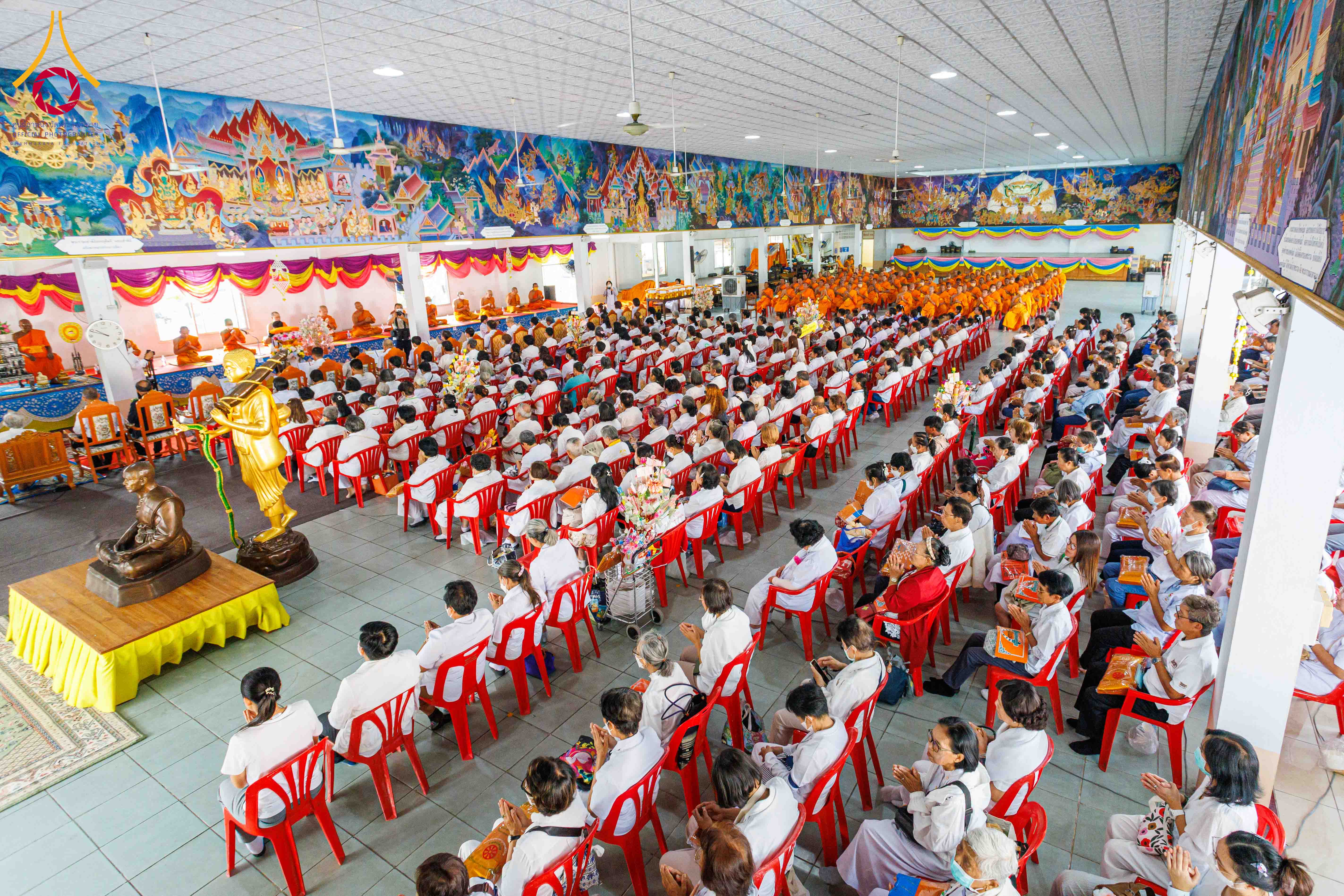 พิธีทอดผ้าป่าบำรุงศาสนสถาน ณ วัดโบสถ์บน จ.นนทบุรี