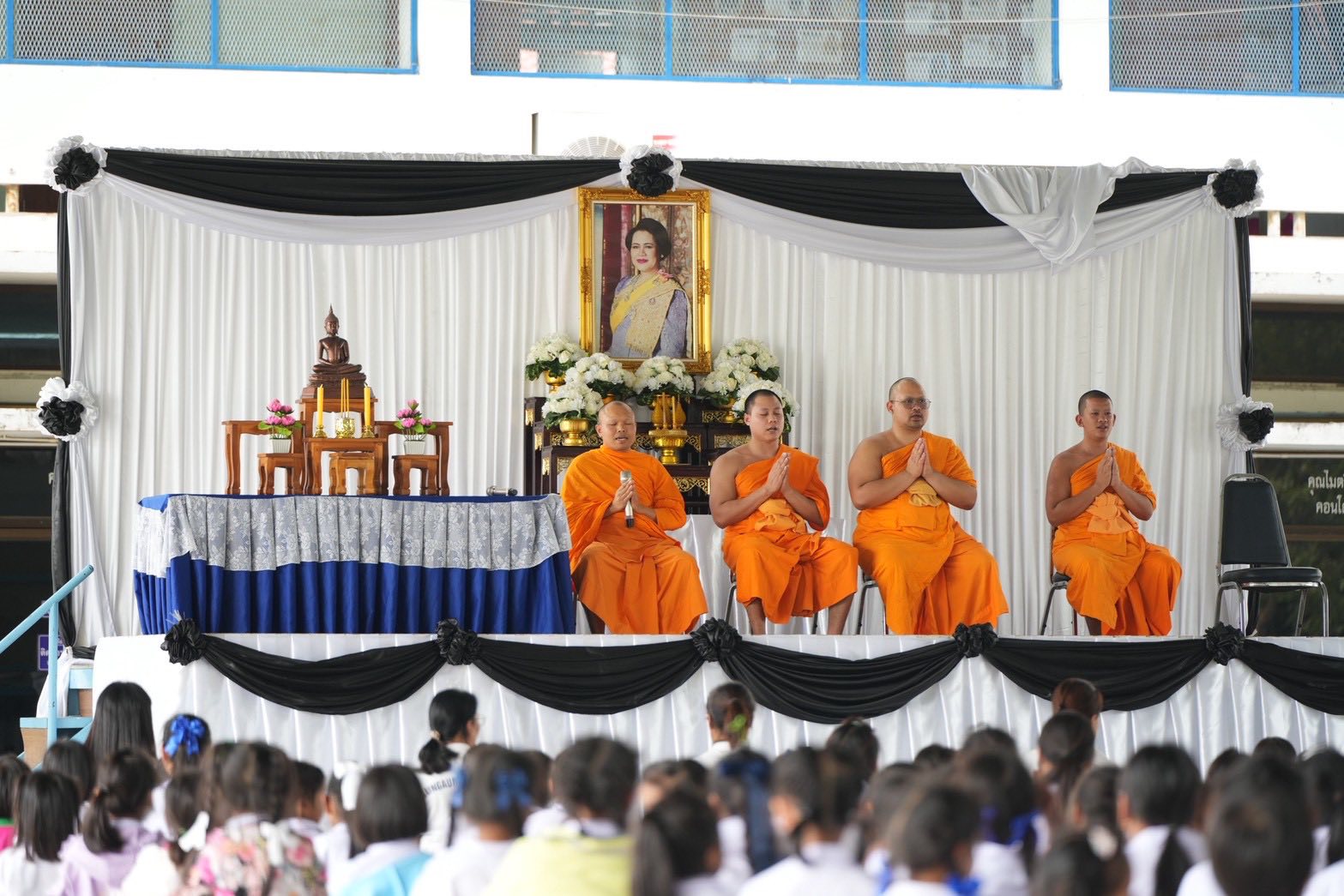 โรงเรียนสังข์อ่ำวิทยา จัดสวดธัมมจักกัปปวัตตนสูตร