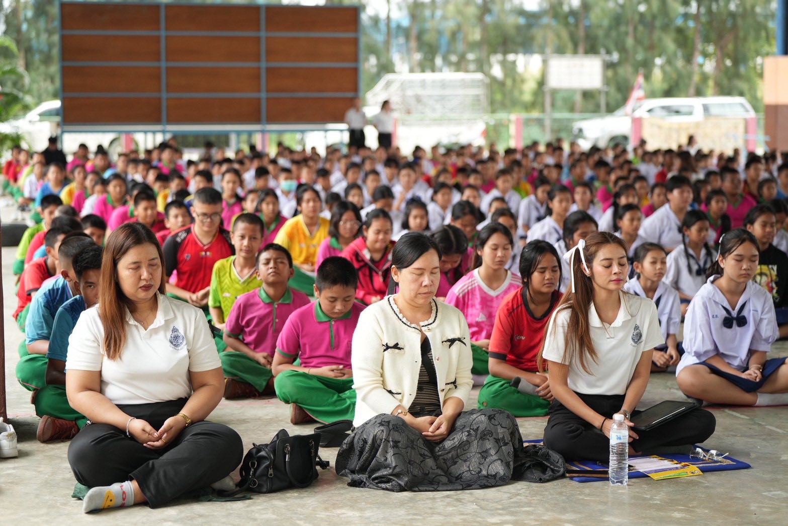 โรงเรียนสังข์อ่ำวิทยา จัดสวดธัมมจักกัปปวัตตนสูตร