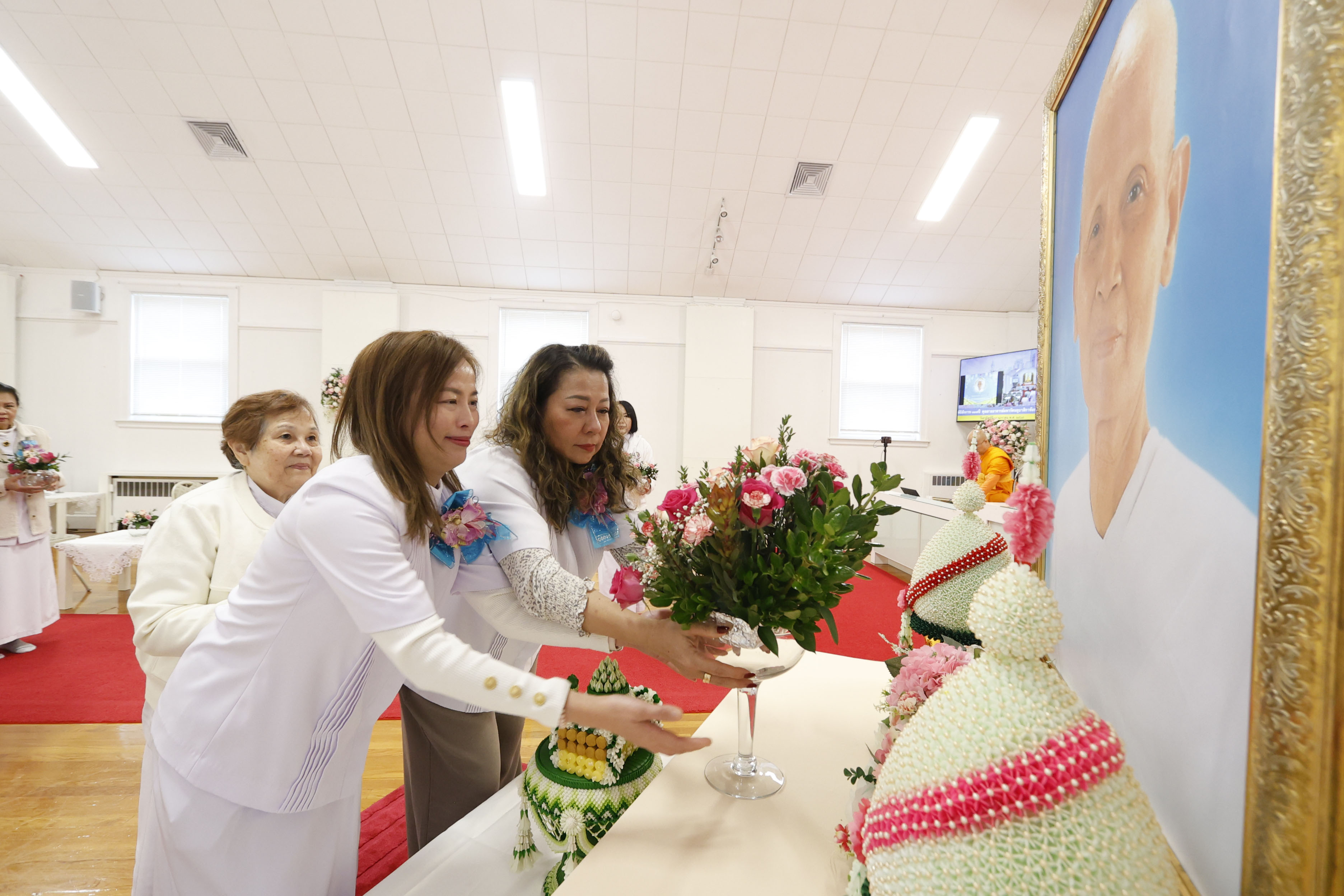 วัดพระธรรมกายบอสตัน จัดกิจกรรมงานบุญวันอาทิตย์