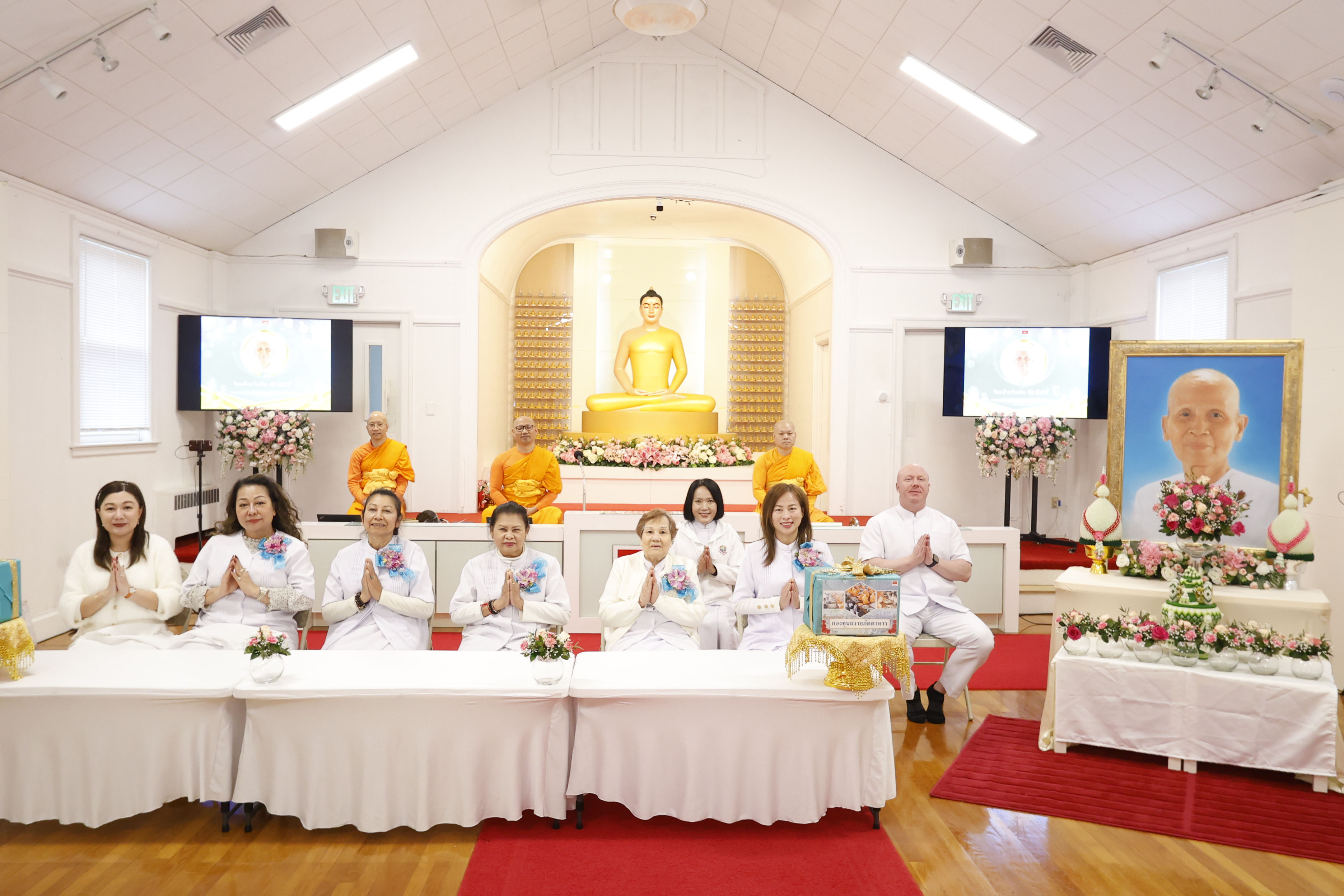 วัดพระธรรมกายบอสตัน จัดกิจกรรมงานบุญวันอาทิตย์