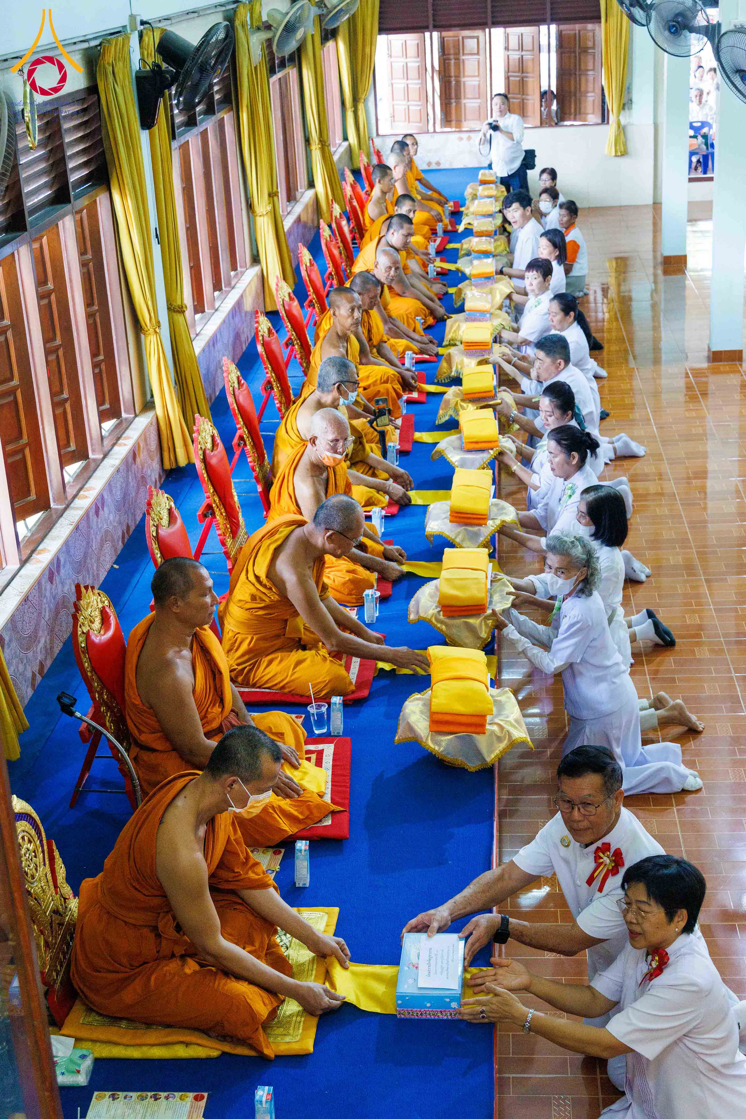 พิธีทอดผ้าป่าบำรุงศาสนสถาน ณ วัดโพธิ์เอน จังหวัดนครปฐม