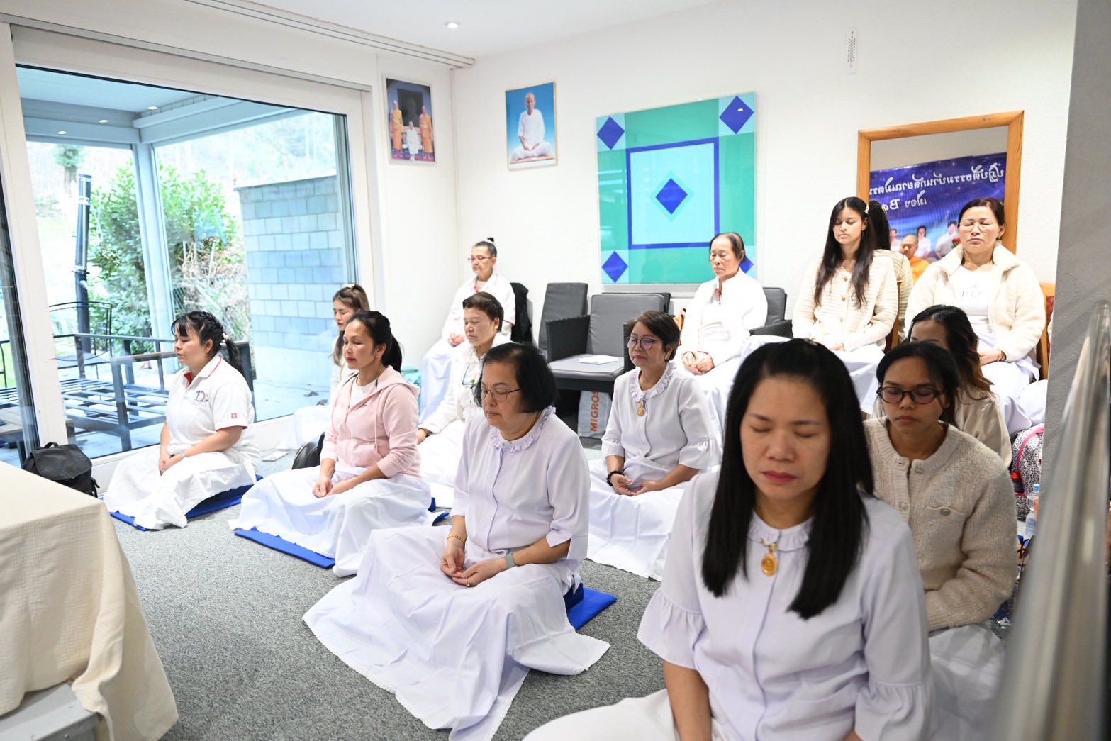 วัดพระธรรมกายสวิตเซอร์แลนด์ จัดปฏิบัติธรรม ณ เมืองบาเซิ่ล