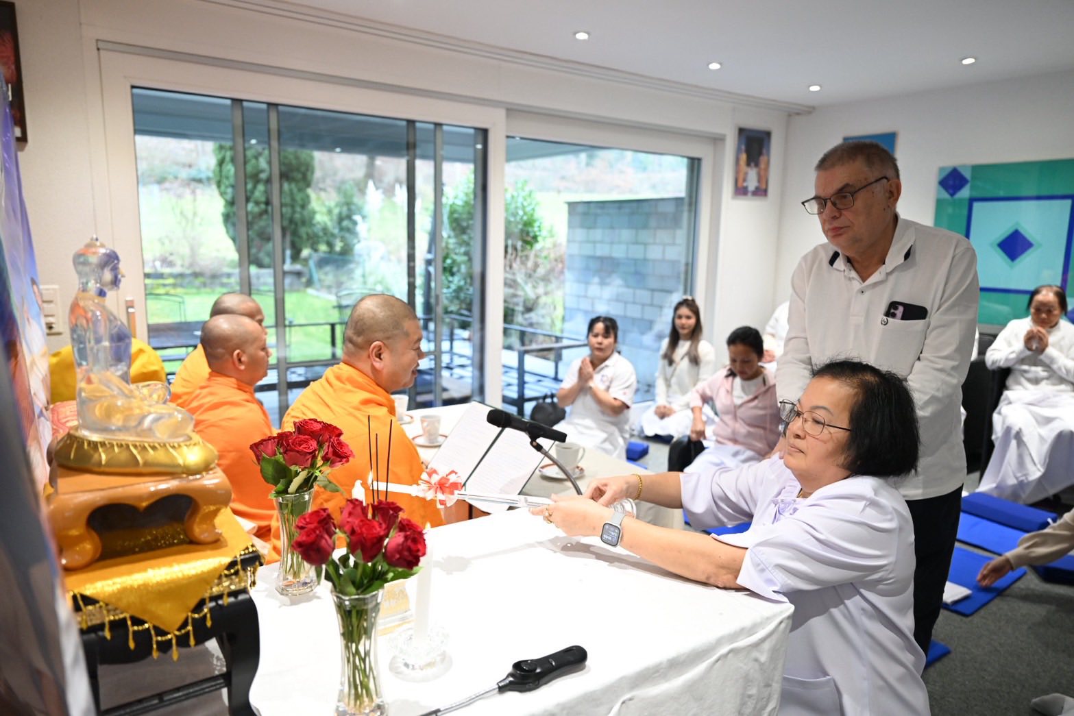 วัดพระธรรมกายสวิตเซอร์แลนด์ จัดปฏิบัติธรรม ณ เมืองบาเซิ่ล