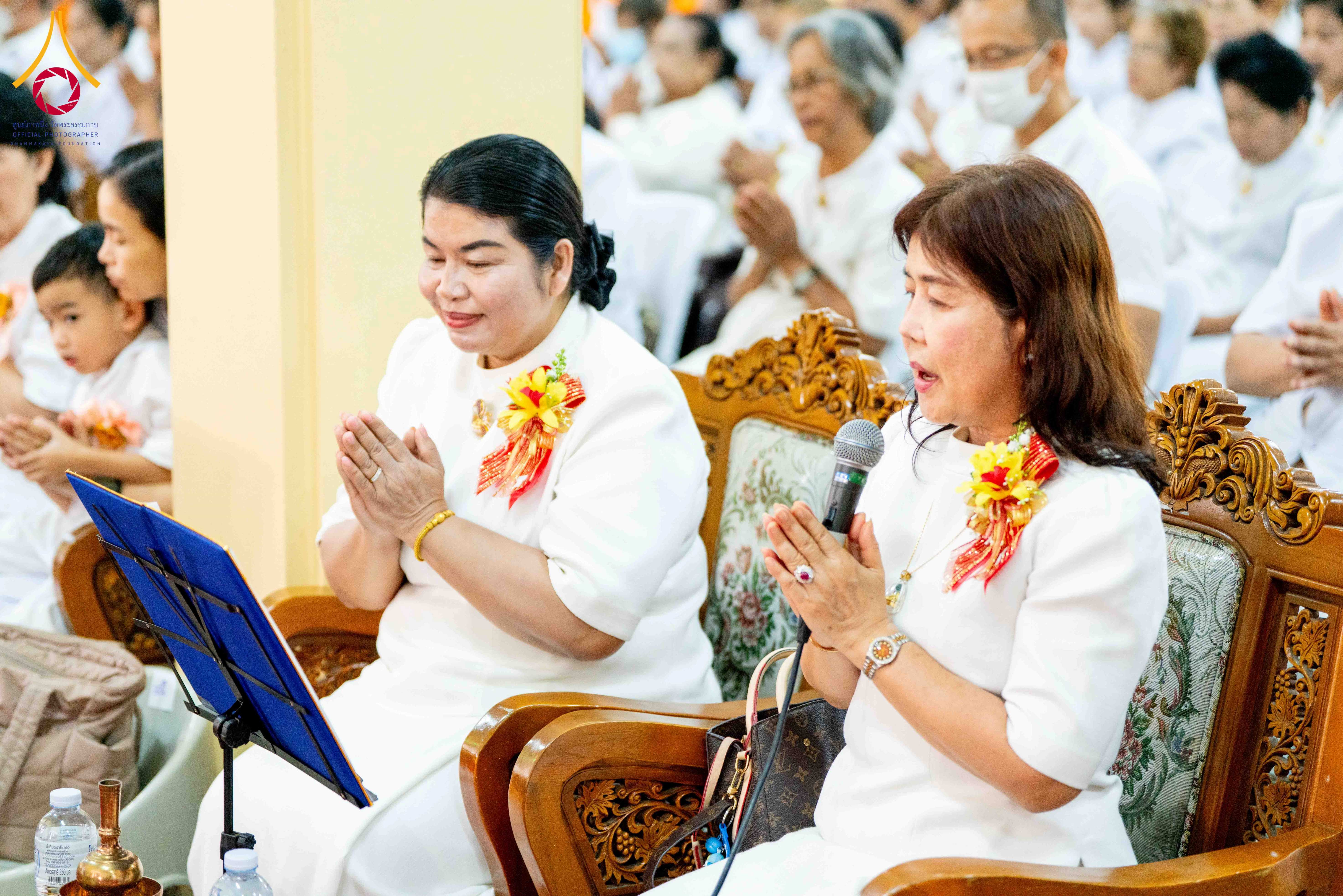 พิธีทอดผ้าป่าบำรุงศาสนสถาน ณ วัดบางรักใหญ่ จ.นนทบุรี