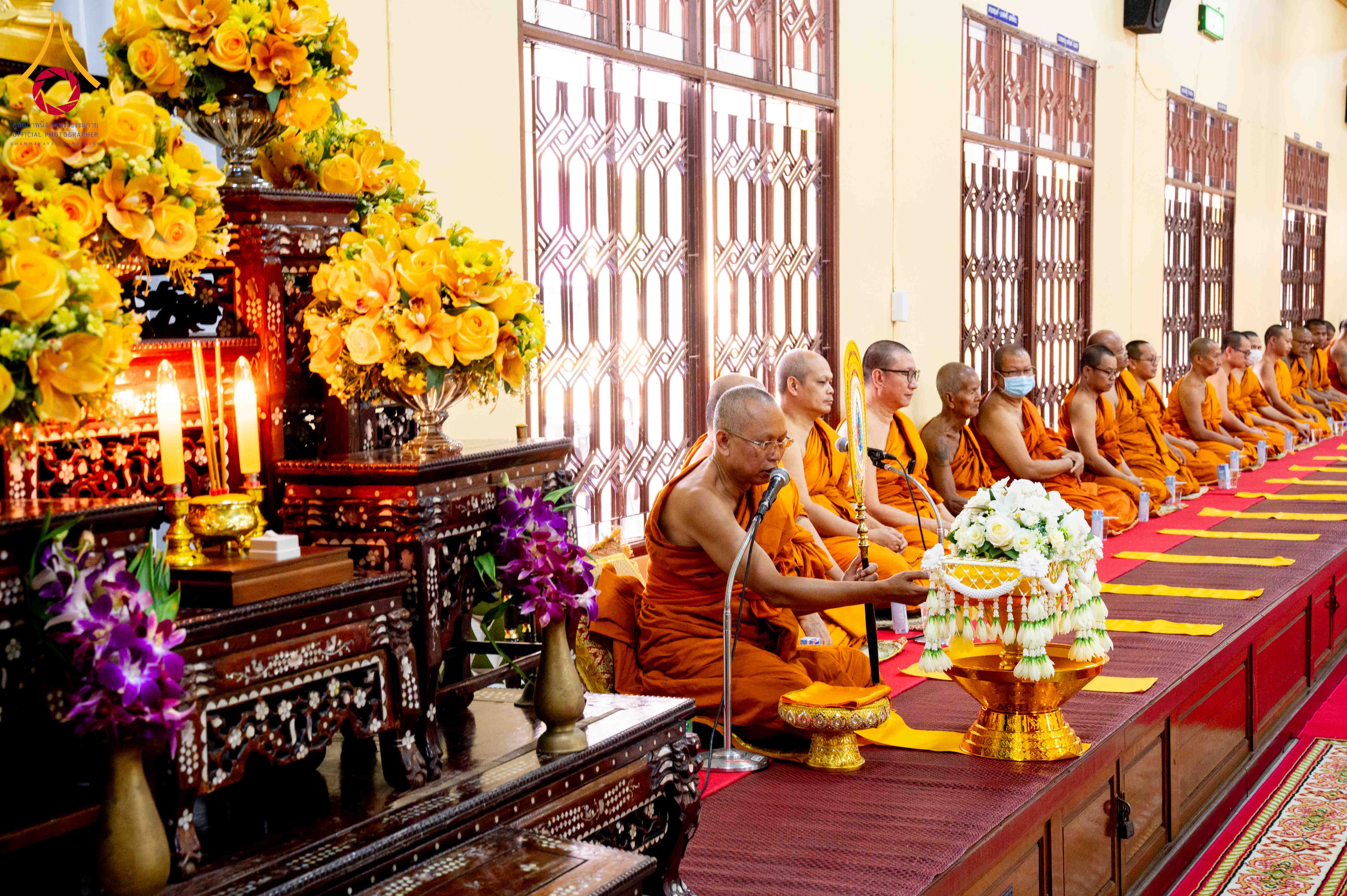 พิธีทอดผ้าป่าบำรุงศาสนสถาน ณ วัดบางรักใหญ่ จ.นนทบุรี