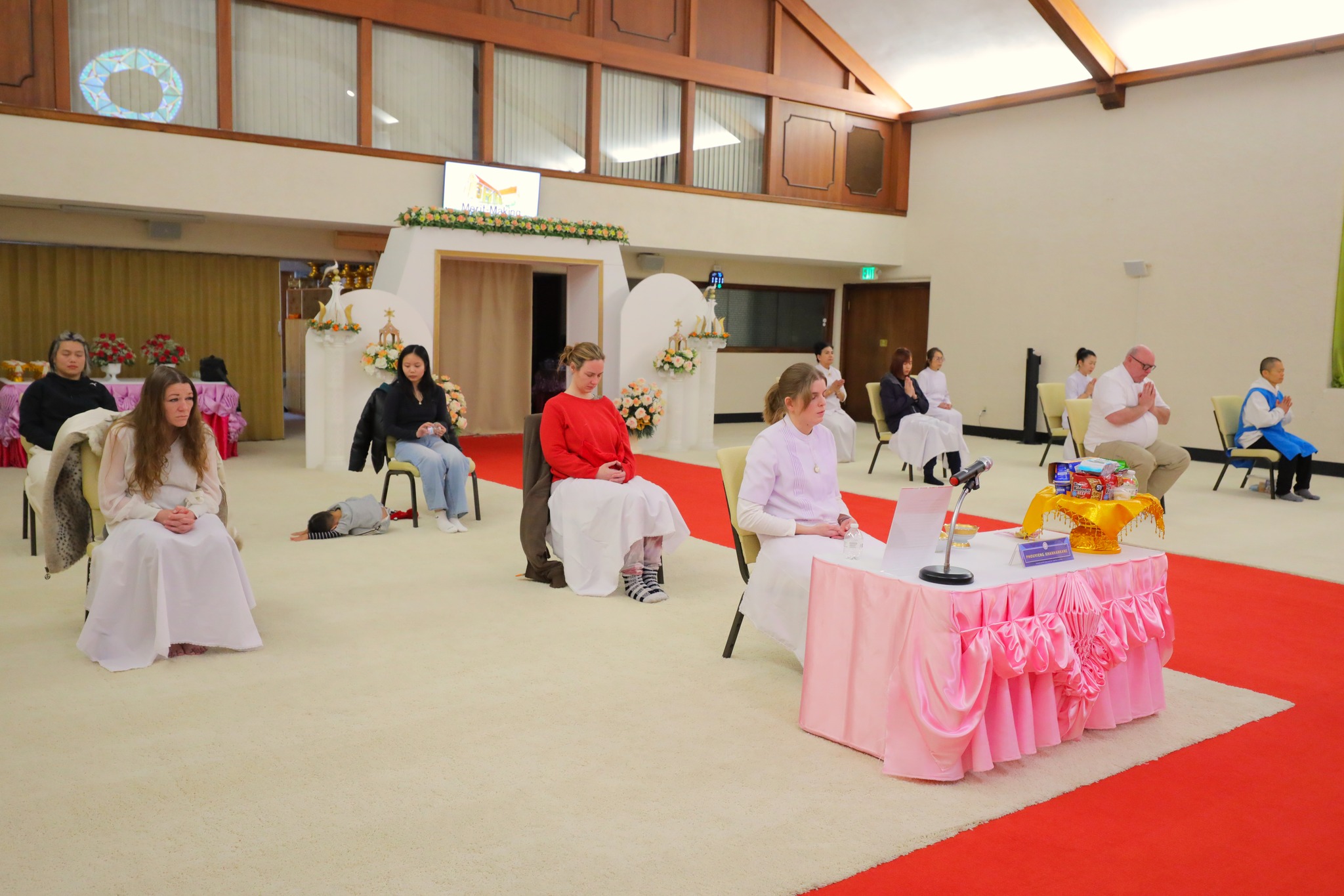 วัดพระธรรมกายแคนซัส จัดงานบุญครบรอบ 117 ปี คุณยายอาจารย์