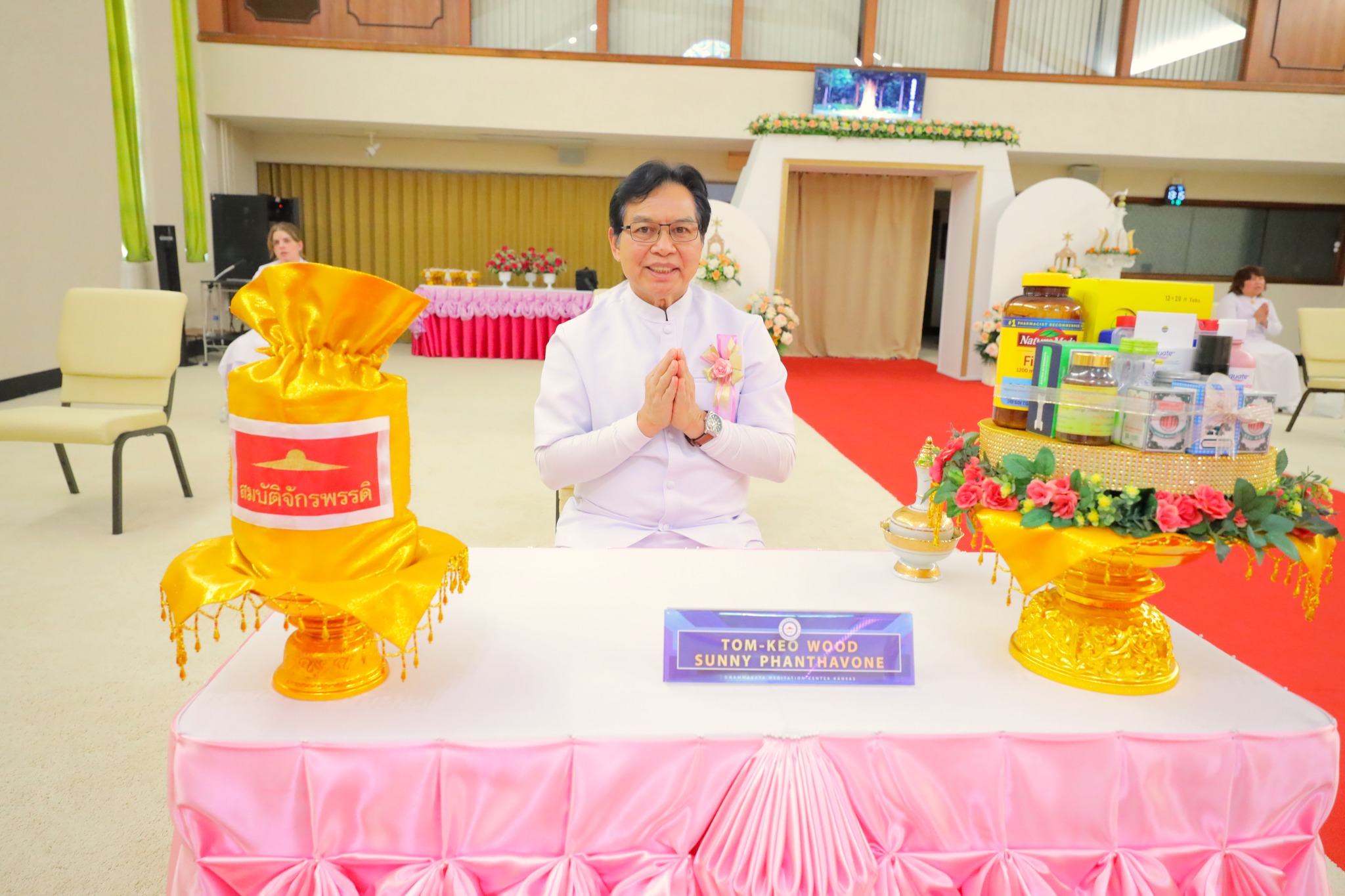 วัดพระธรรมกายแคนซัส จัดงานบุญครบรอบ 117 ปี คุณยายอาจารย์