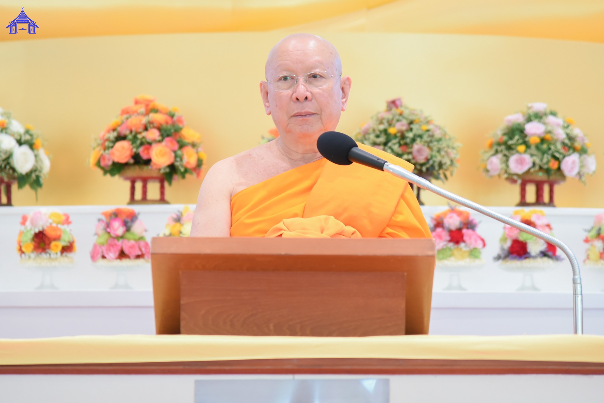 ธุดงคสถานล้านนา จัดพิธีถวายสังฆทานตานข้าวใหม่