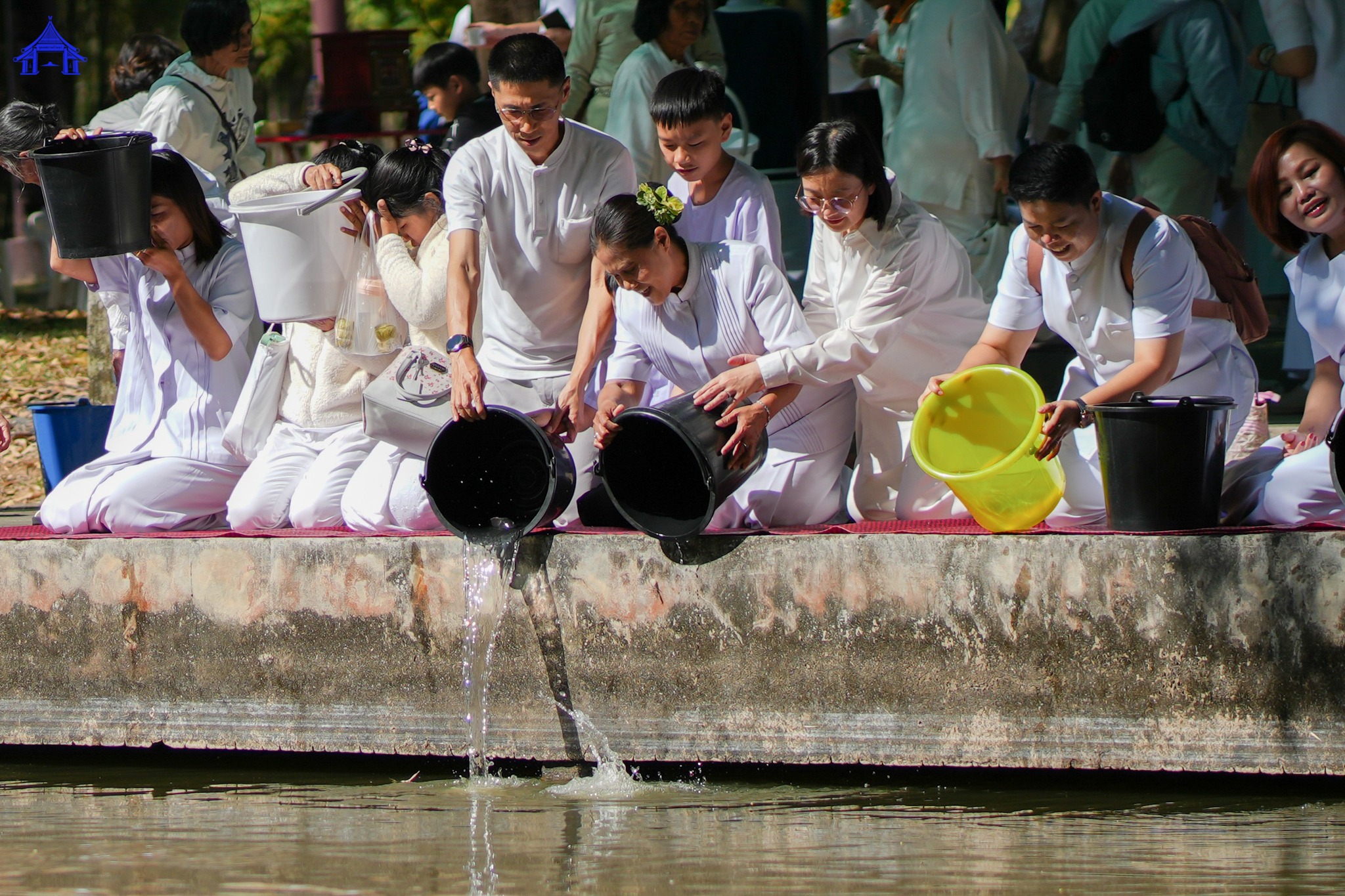 ธุดงคสถานล้านนา จัดพิธีถวายสังฆทานตานข้าวใหม่