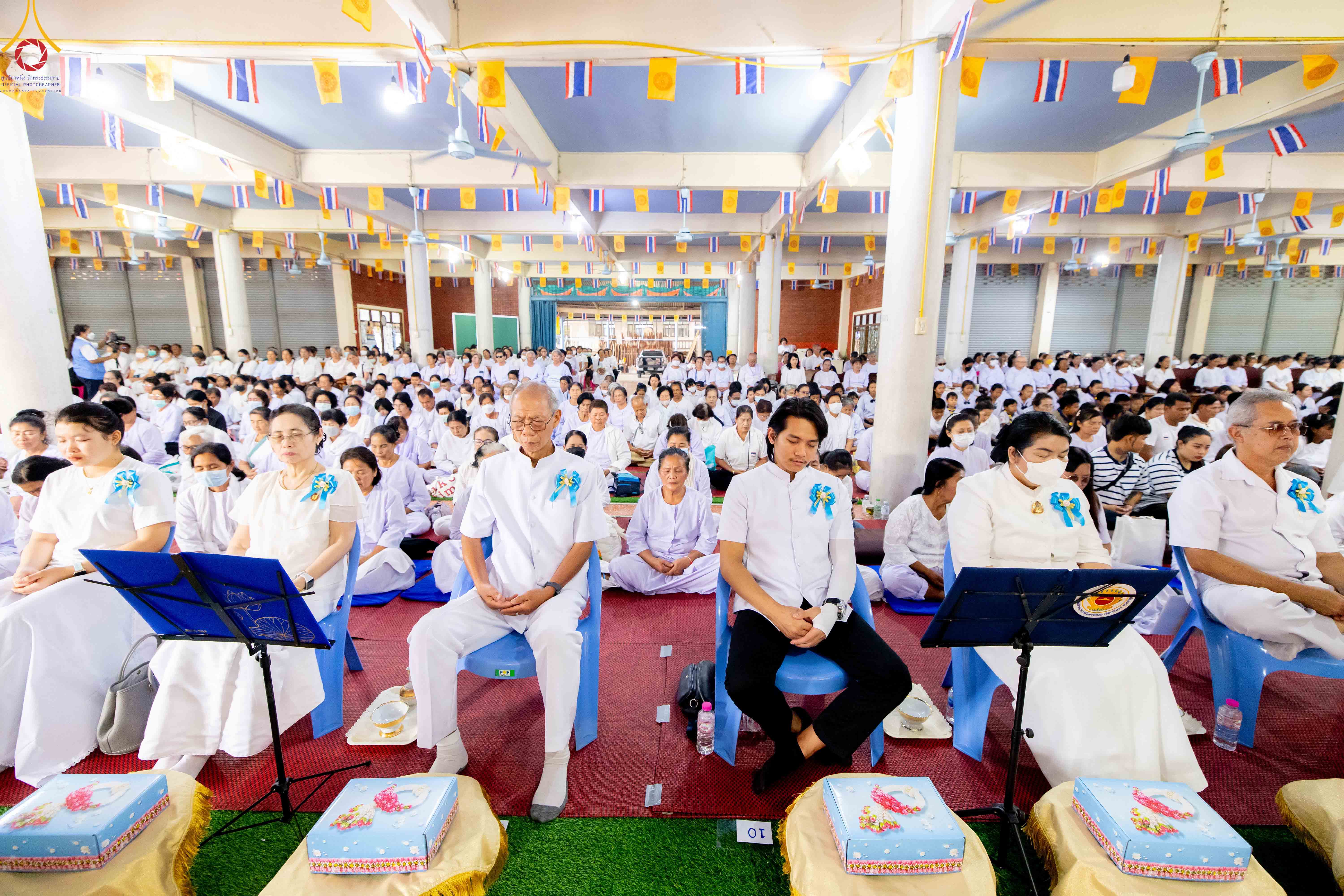 พิธีทอดผ้าป่าทำนุบำรุงศาสนสถาน โครงการธรรมยาตราเส้นทางพระผู้ปราบมารปีที่ 14 ณ วัดใหม่พิบูลย์ผล จังหวัดสุพรรณบุรี