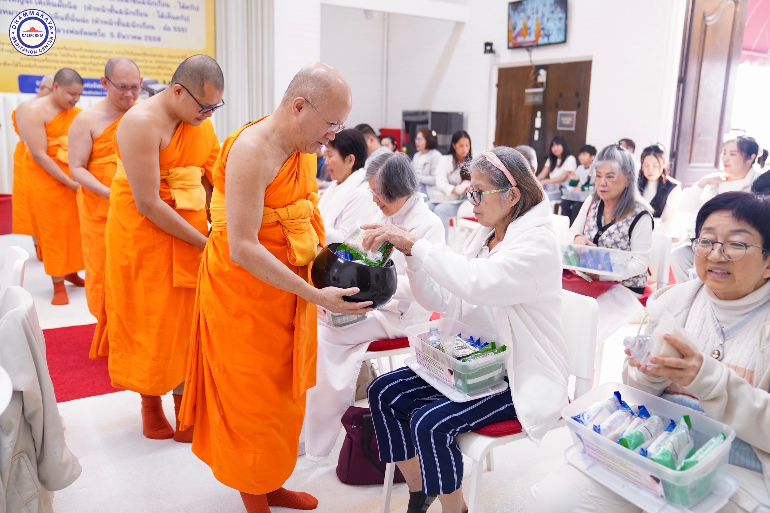 วัดพระธรรมกายแคลิฟอร์เนีย จัดกิจกรรมงานบุญประจำสัปดาห์