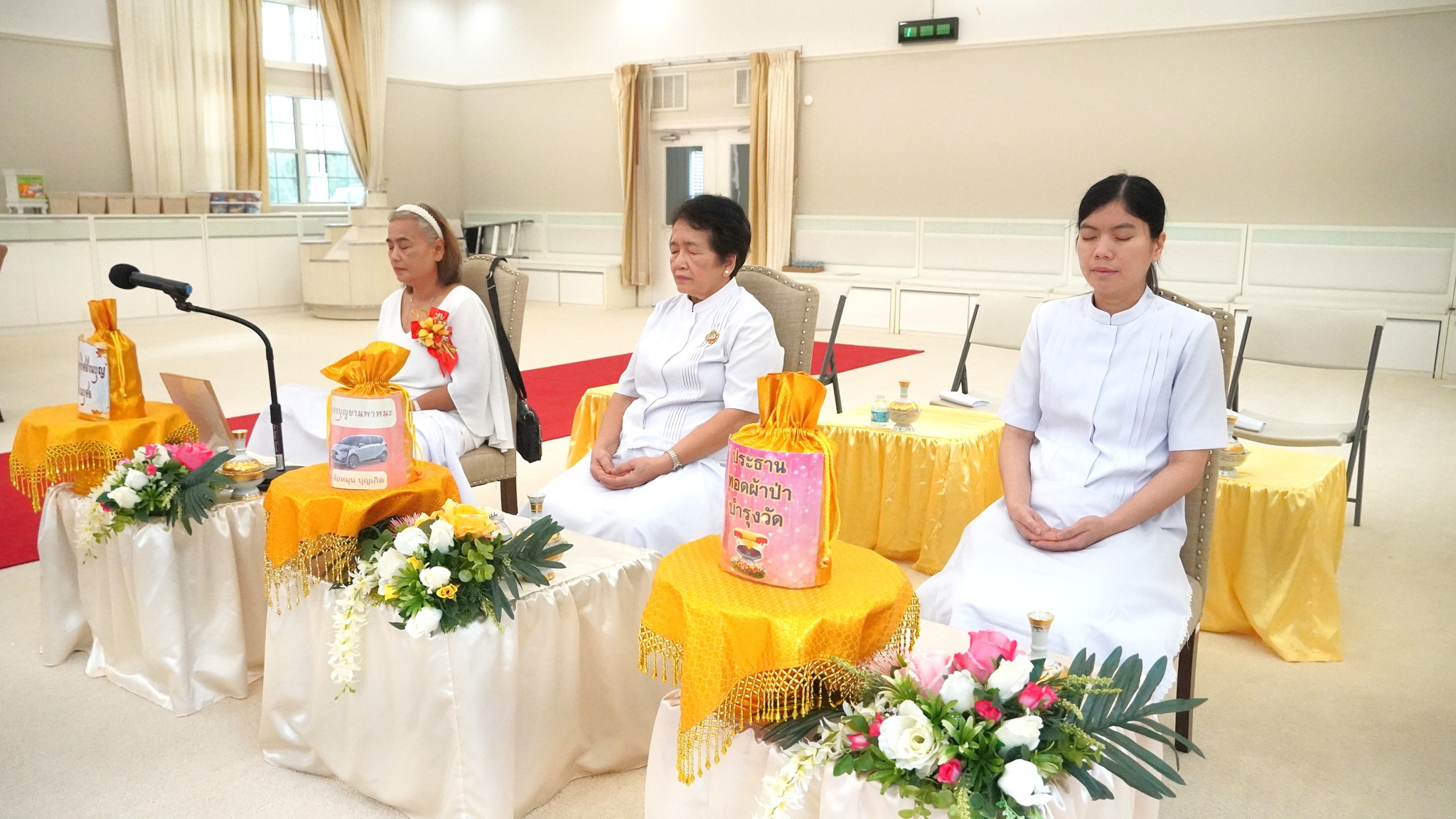 วัดพระธรรมกายฟลอริดา จัดงานบุญวันอาทิตย์และพิธีบุพเปตพลี
