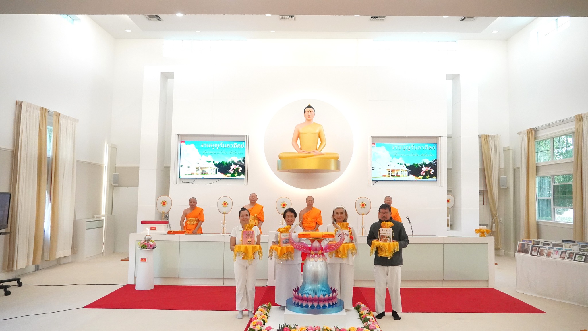 วัดพระธรรมกายฟลอริดา จัดงานบุญวันอาทิตย์และพิธีบุพเปตพลี