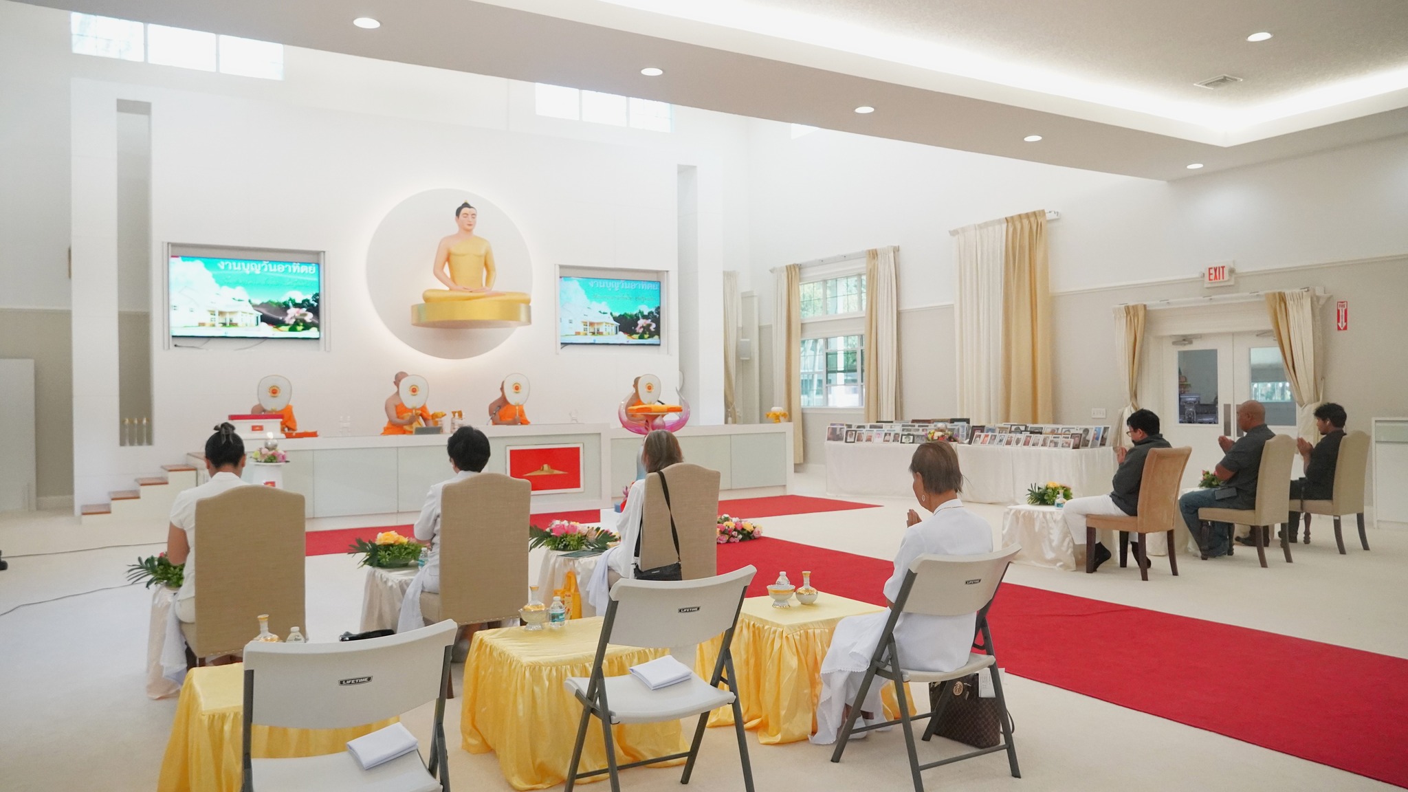 วัดพระธรรมกายฟลอริดา จัดงานบุญวันอาทิตย์และพิธีบุพเปตพลี