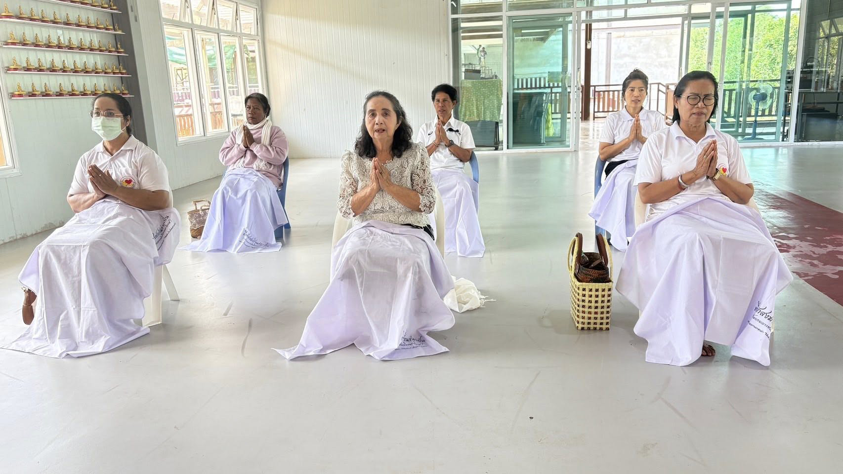 ที่พักสงฆ์บ้านร่มเย็น จัดงานบุญบูชาข้าวพระ