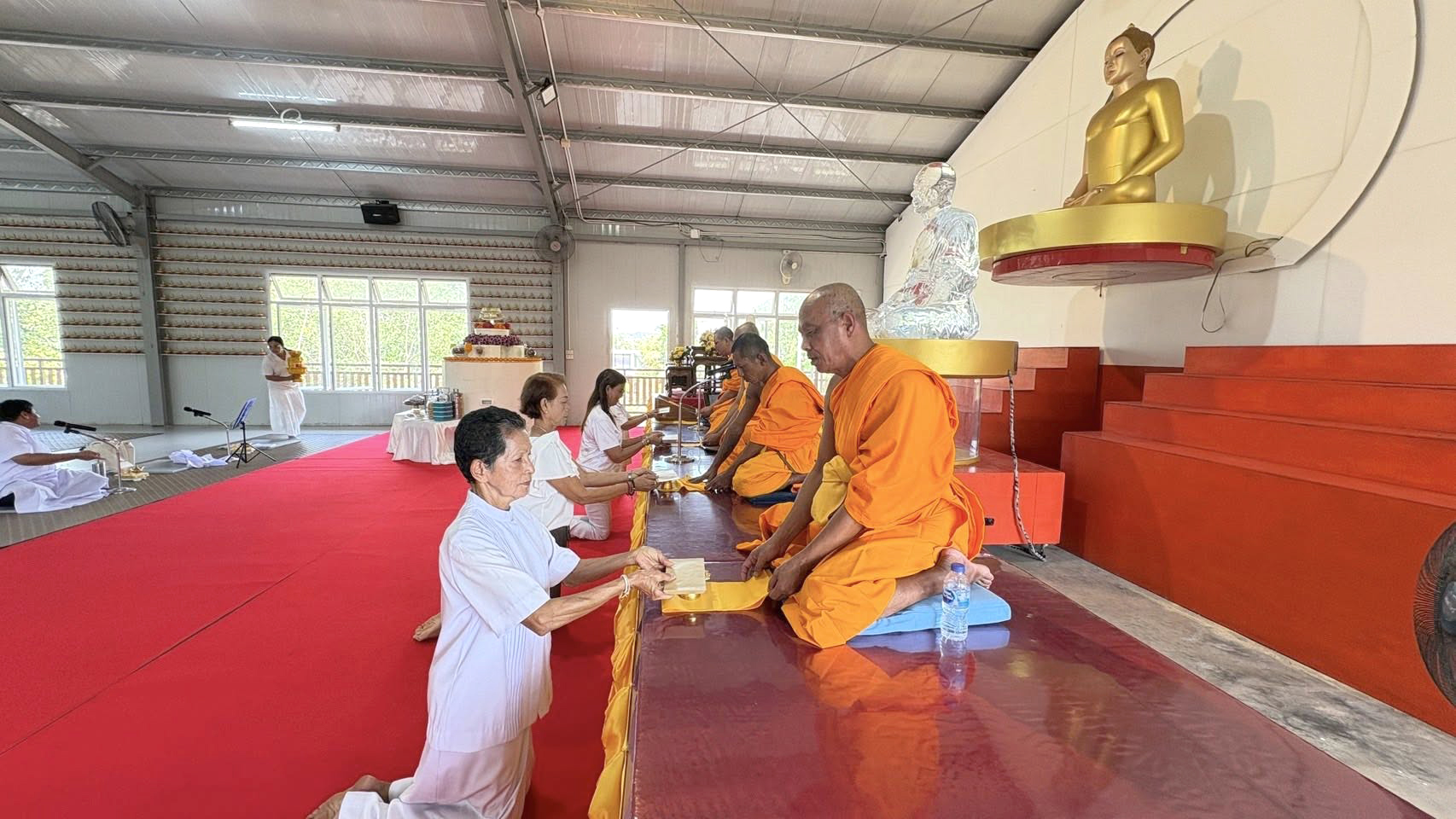 ที่พักสงฆ์บ้านร่มเย็น จัดงานบุญบูชาข้าวพระ