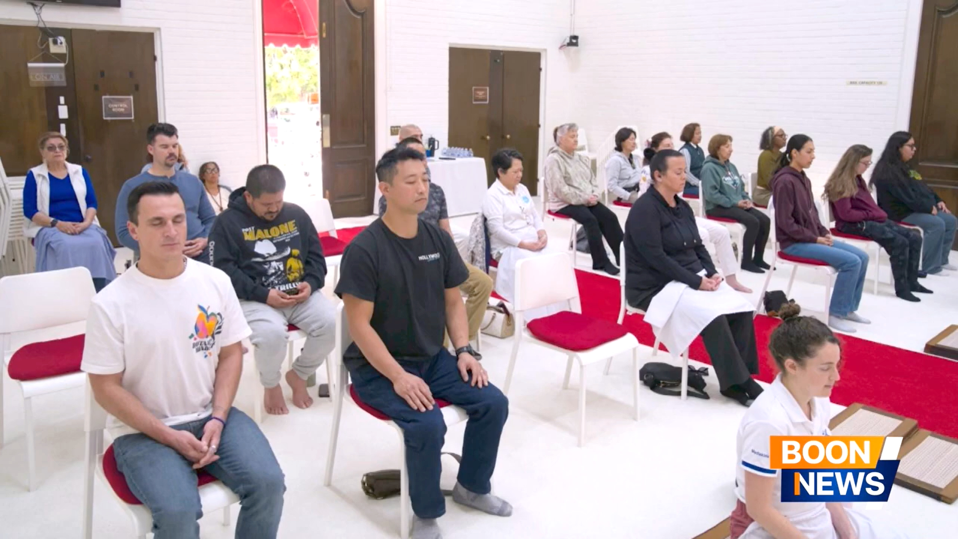 วัดพระธรรมกายแคลิฟอร์เนีย จัดกิจกรรมฝึกสมาธิให้กับชาวท้องถิ่น