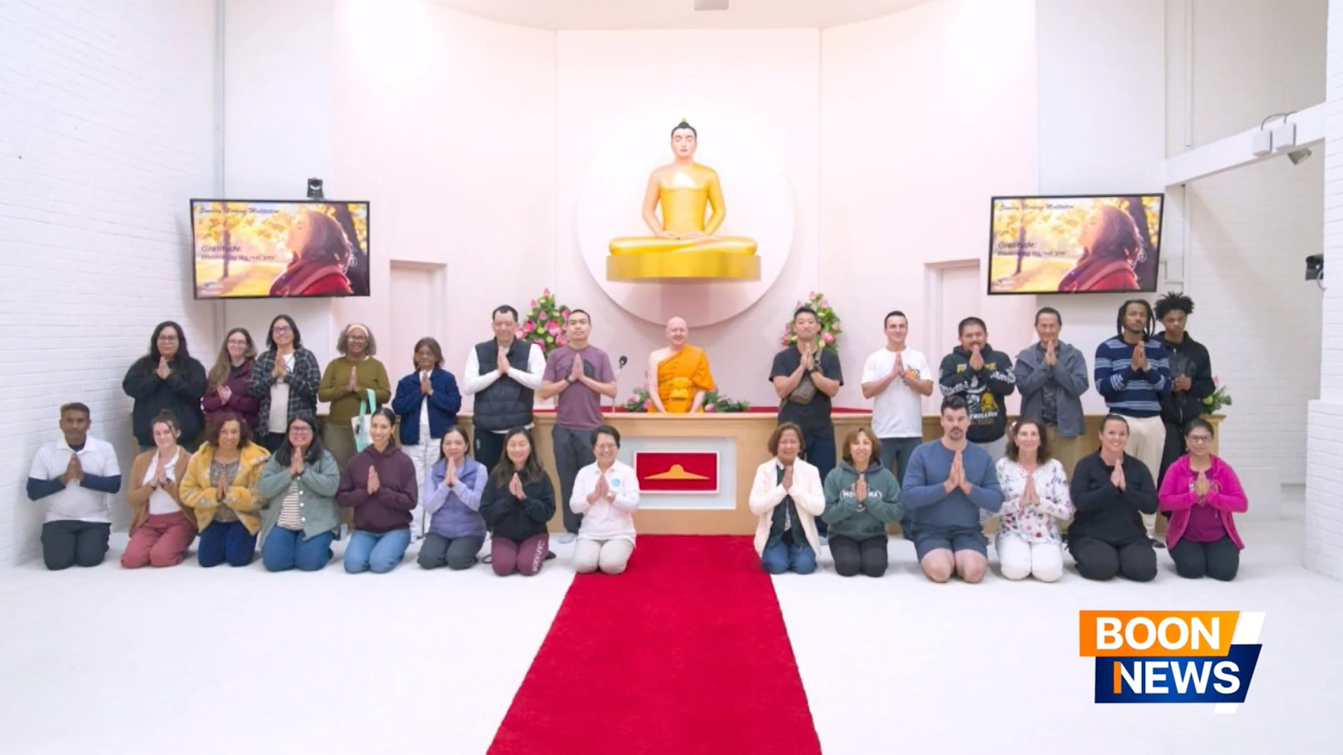 วัดพระธรรมกายแคลิฟอร์เนีย จัดกิจกรรมฝึกสมาธิให้กับชาวท้องถิ่น