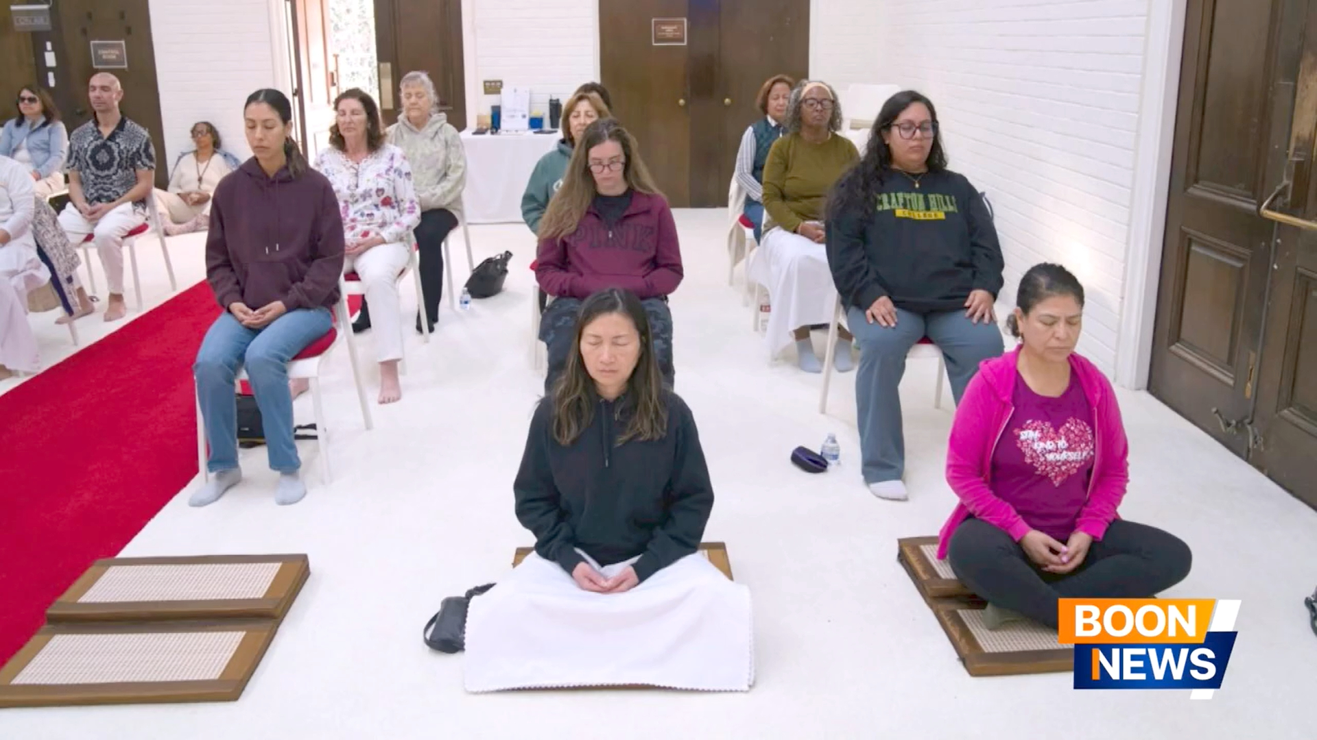 วัดพระธรรมกายแคลิฟอร์เนีย จัดกิจกรรมฝึกสมาธิให้กับชาวท้องถิ่น