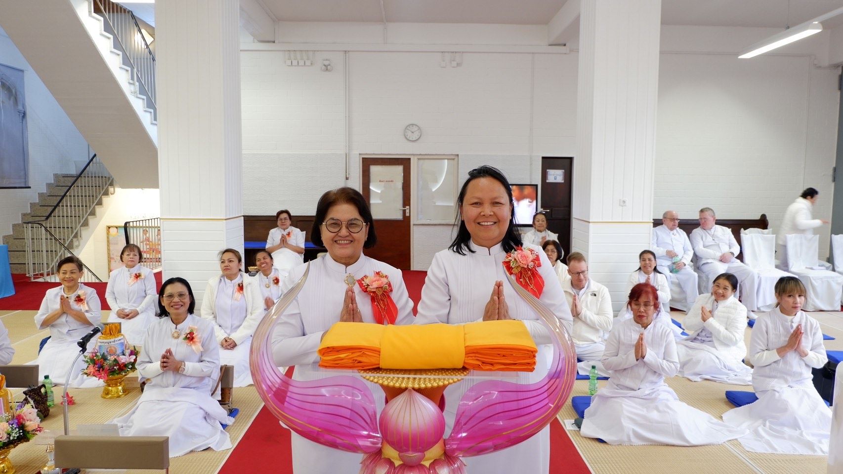 วัดพุทธนอร์ดไรน์ เวสท์ฟาเลน จัดงานบุญบูชาข้าวพระ